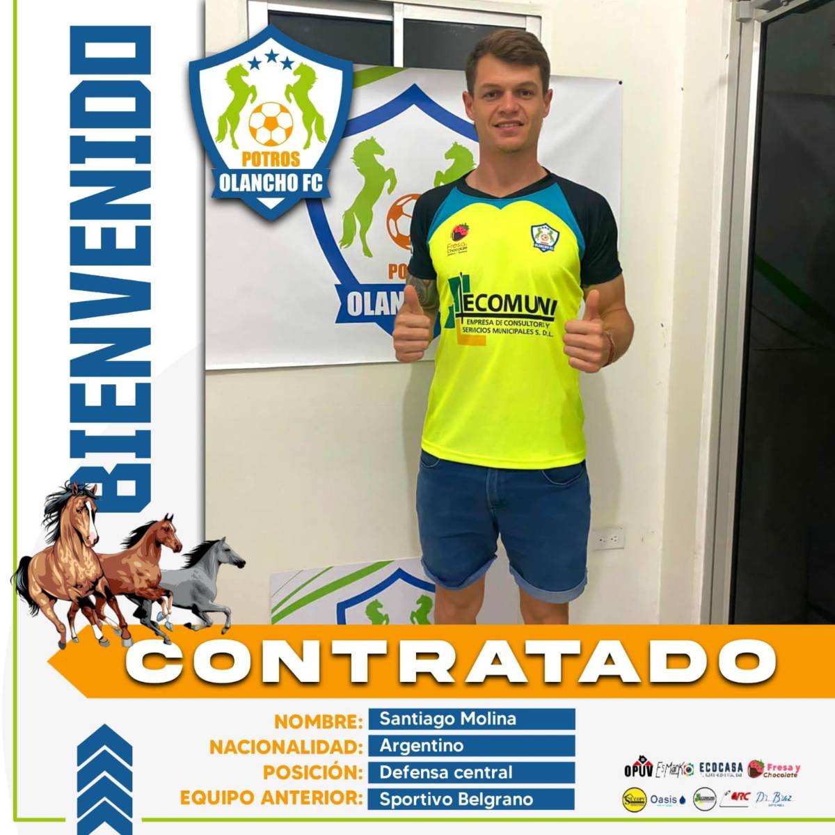 ¡Van por el título! Los 10 grandes fichajes de los Potros de Olancho para el Apertura 2022; están armando un equipazo