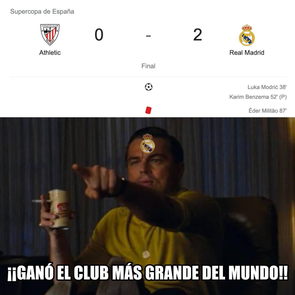 Para reír: Real Madrid ganó la Supercopa y los memes hacen pedazos al Barcelona y el VAR