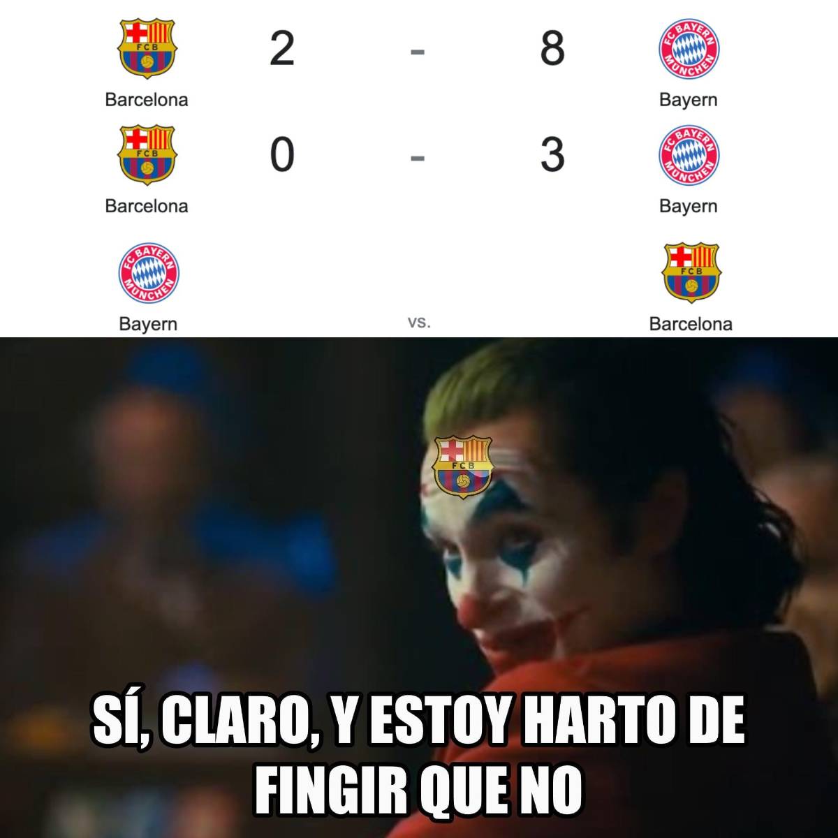 Los memes calientan el Bayern-Barcelona: Hacen pedazos al equipo culé por la posibilidad de jugar Europa League
