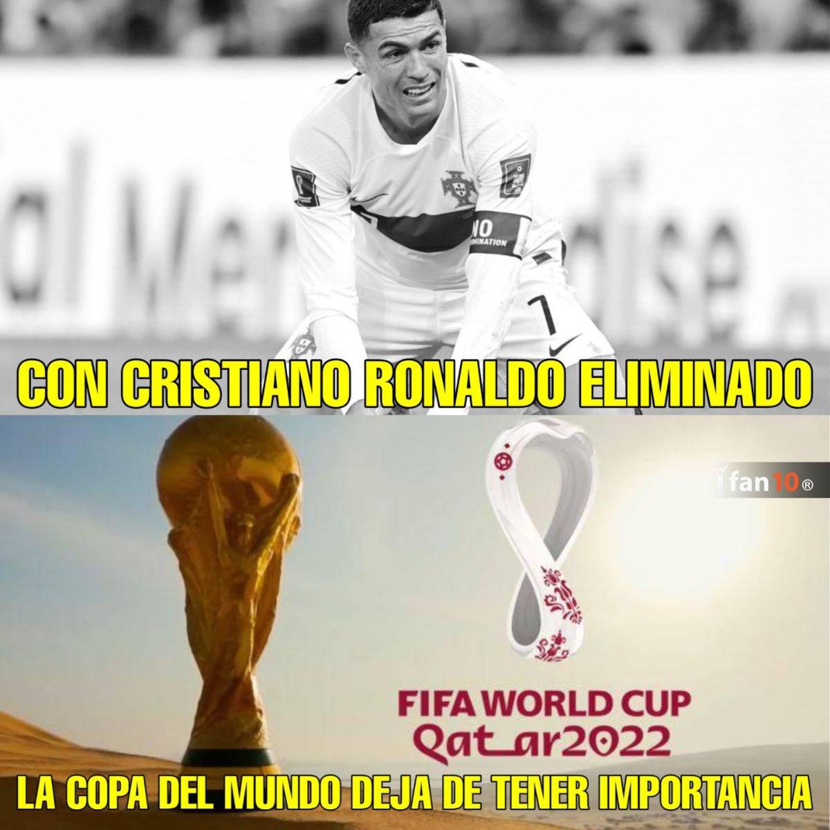 ¡Para morir de risa! Marruecos eliminó a Portugal del Mundial y los jocosos memes arrasan contra Cristiano Ronaldo