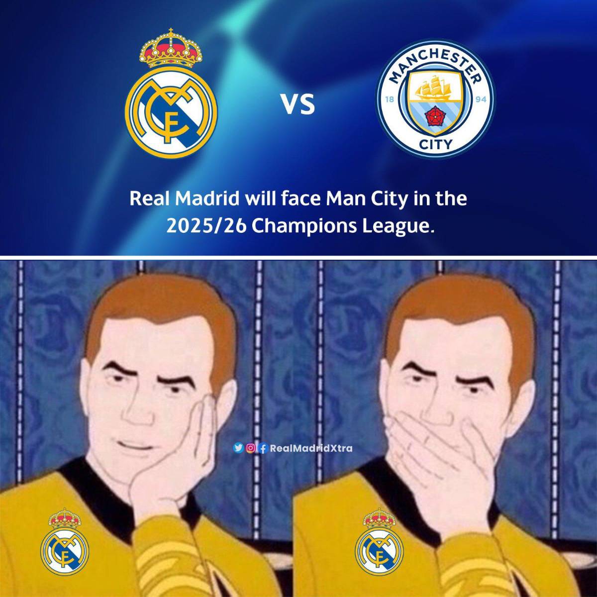 Los memes que dejó el sorteo de la Champions League: se burlan de un gigante que sigue dormido