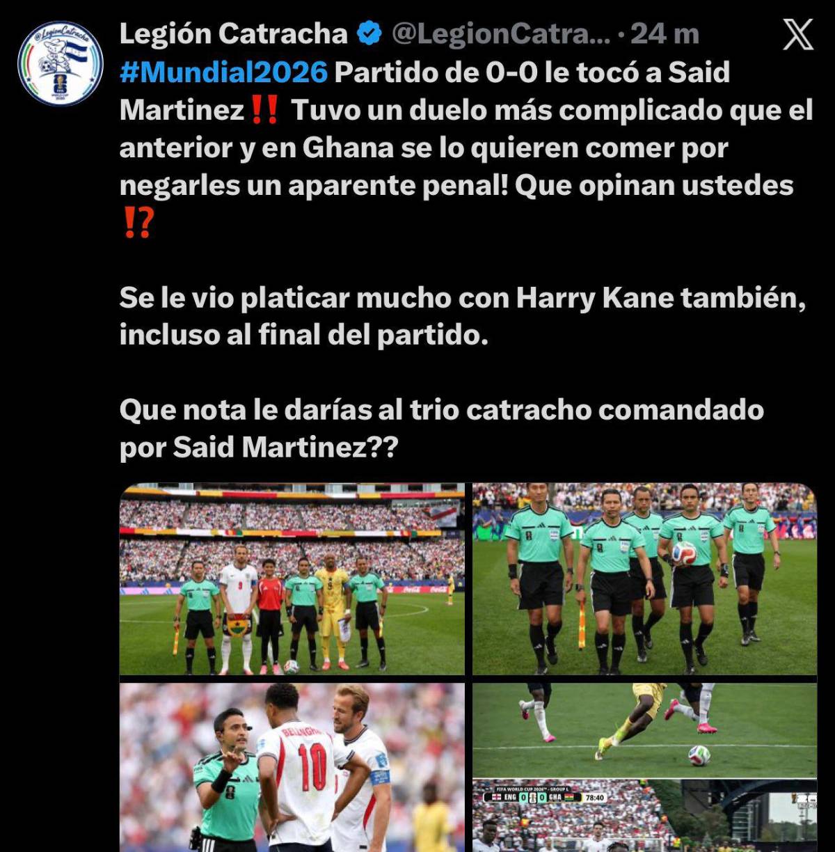 Prensa apunta contra Said por no pitar un penal a favor de Ghana: Pésimo arbitraje