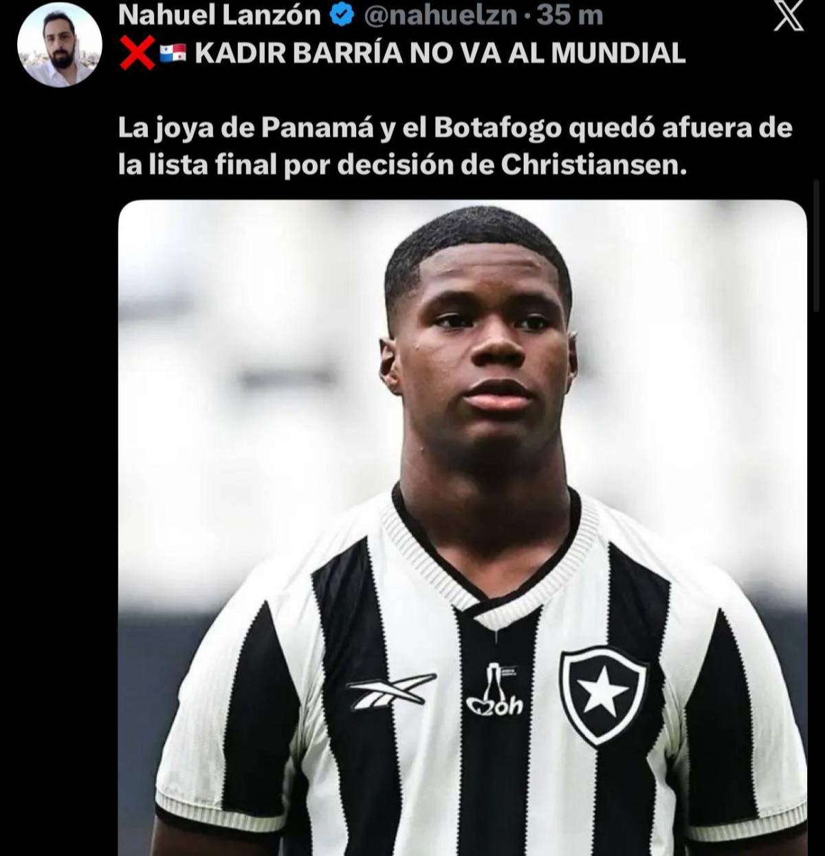 En Panamá explotan contra Christiansen tras lista del Mundial: No lo perdonamos