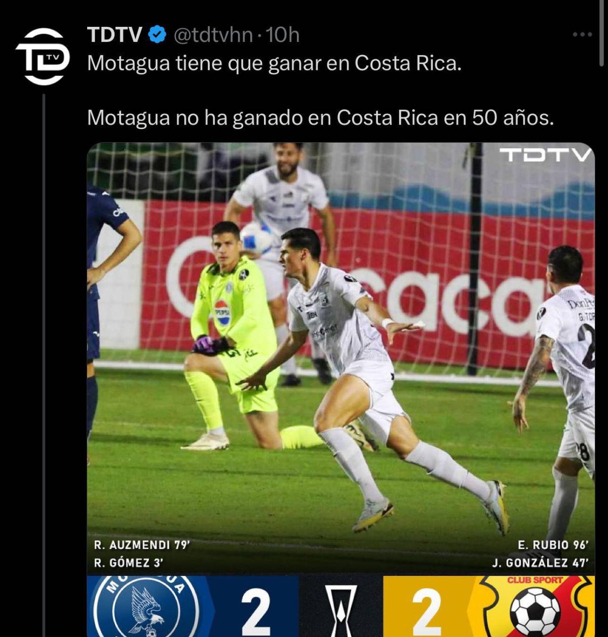 “ADN Diego Vázquez”, “El Colocho es irresponsable”: así reacciona la prensa al empate entre Motagua-Herediano