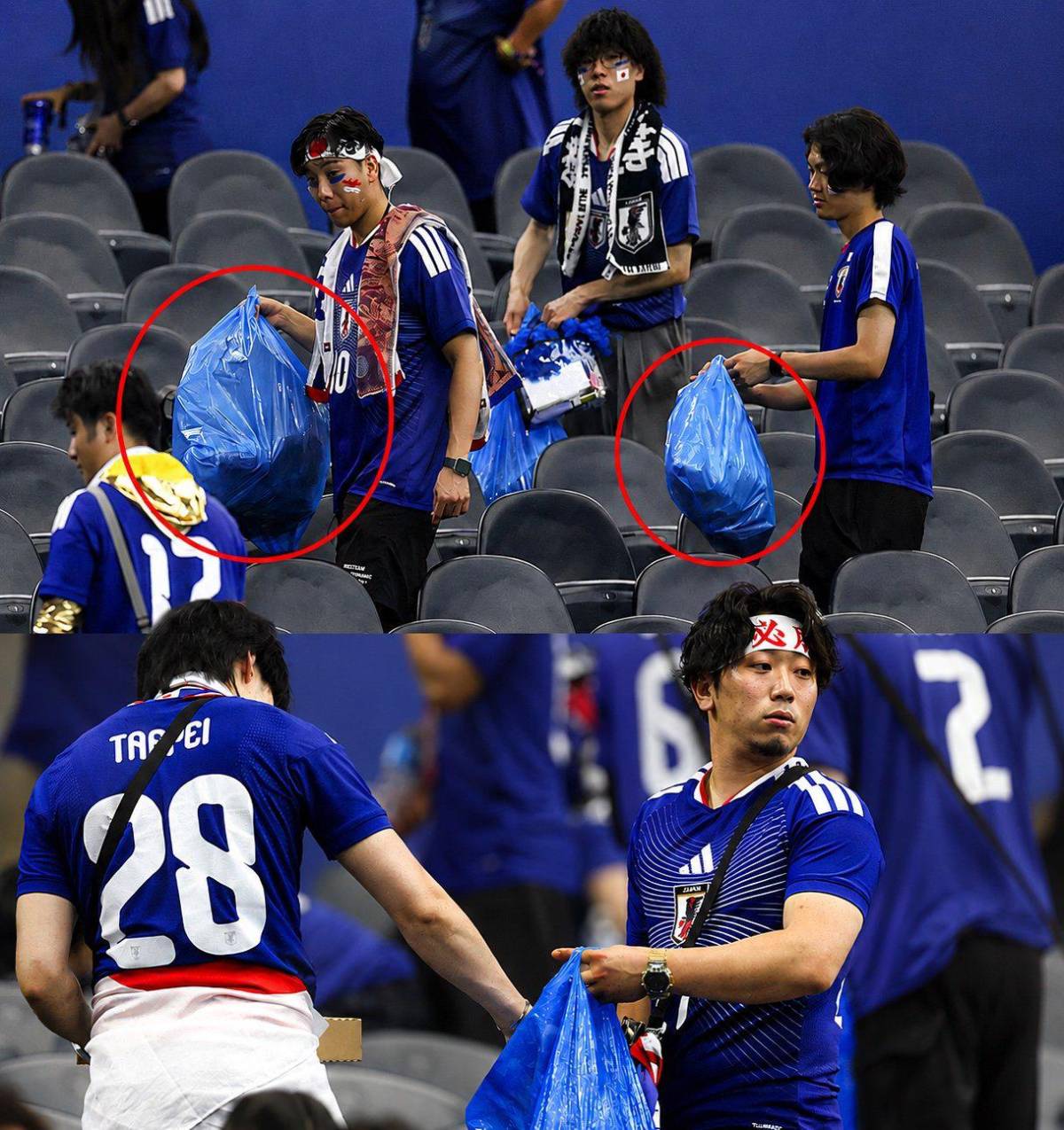 Los fans de Japón lo volvieron a hacer en un Mundial y fueron sorprendidos