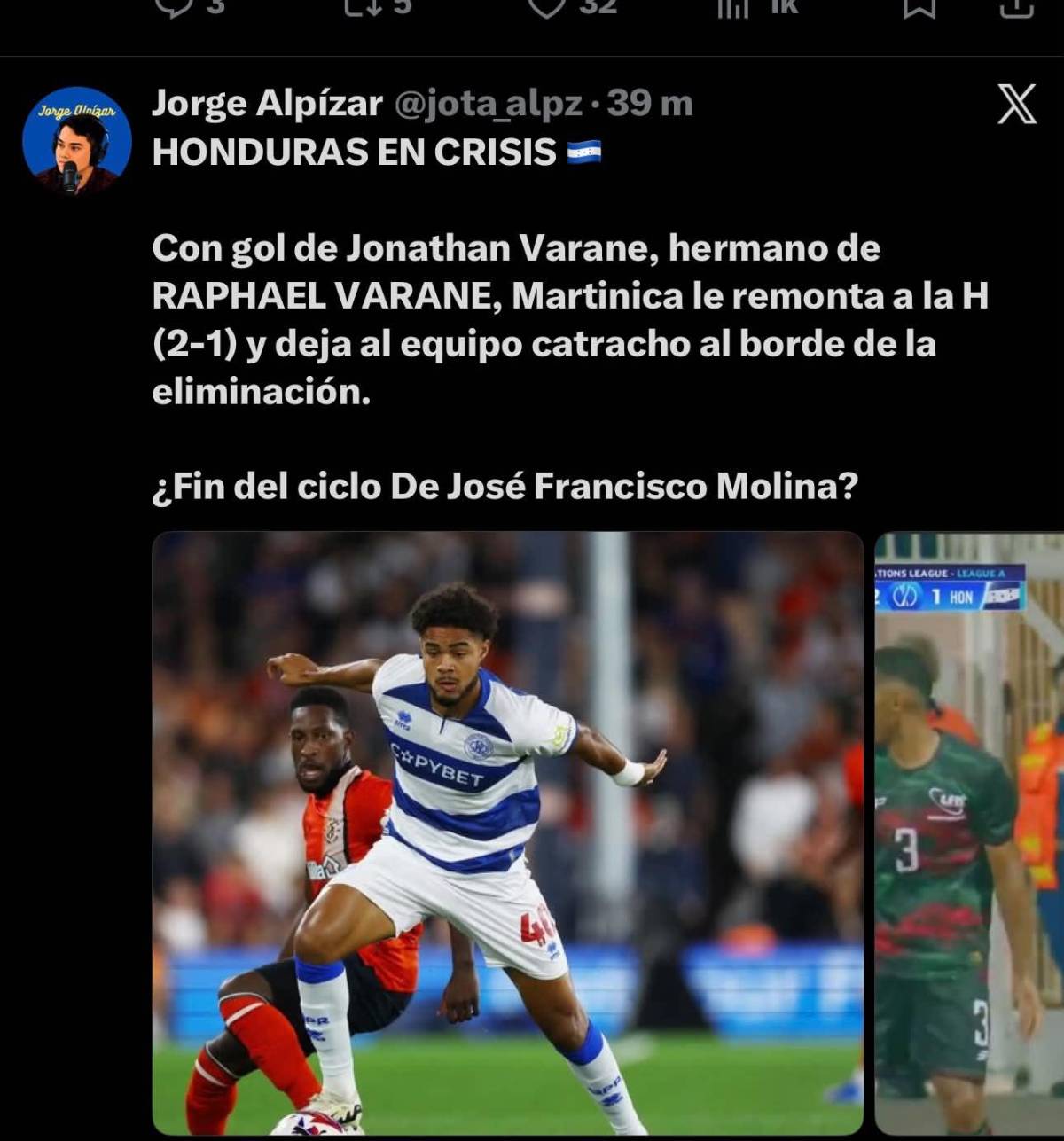 Tengan vergüenza: así reacciona la prensa tras el fracaso de Honduras