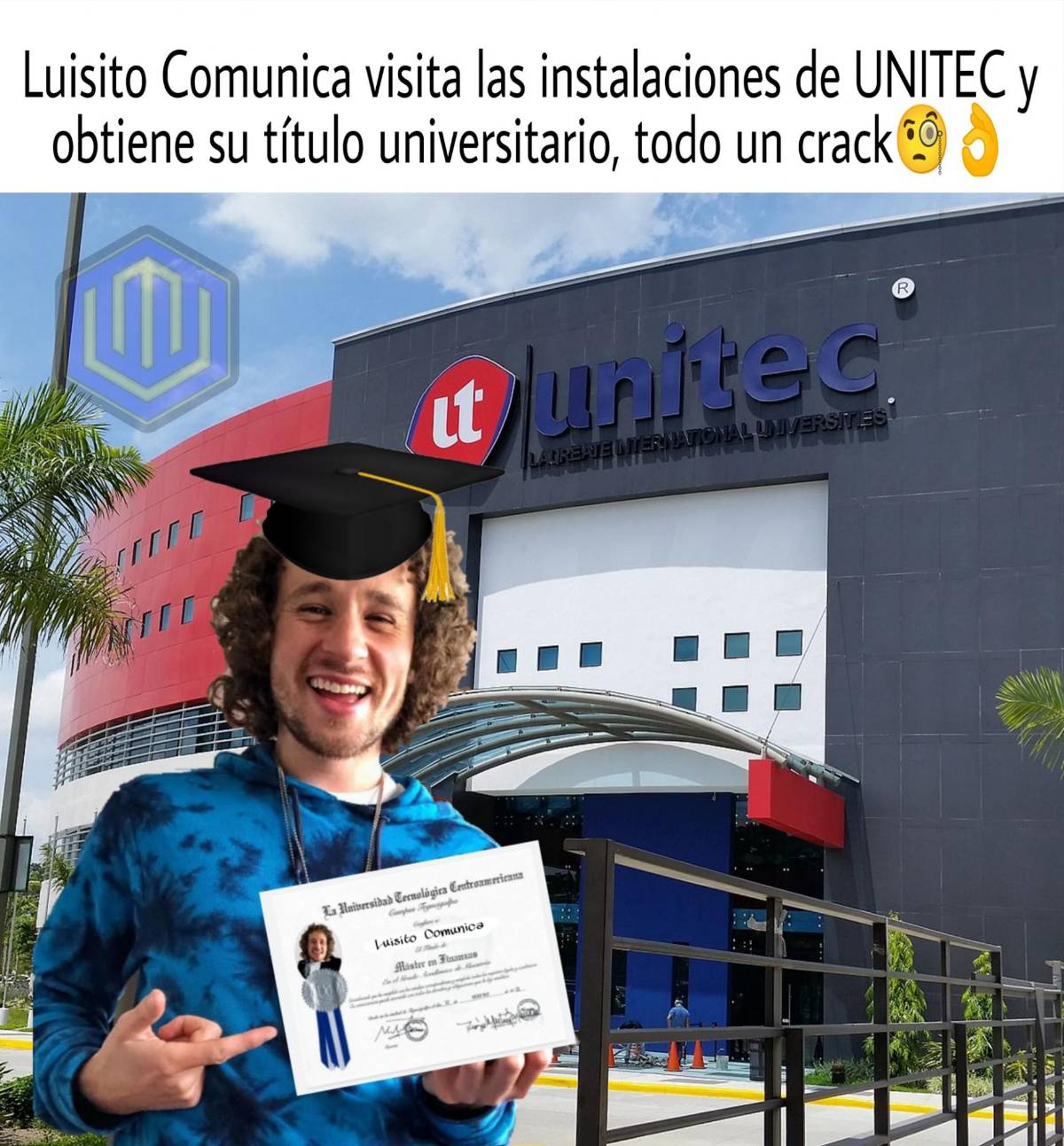 Para reír: Los divertidos memes de la llegada de Luisito Comunica a Honduras ¿Cómo sería su graduación universitaria?