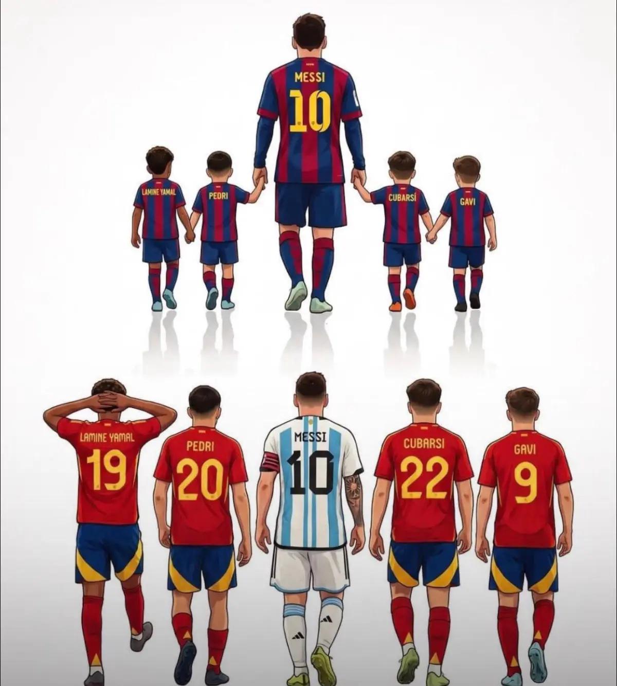 CR7 no se salva y liquidan a Messi: los memes de España campeón