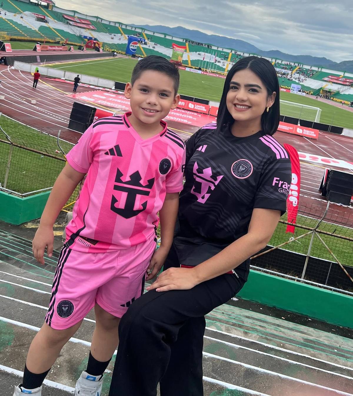 Personajes de Honduras disfrutaron del espectáculo de Messi y el Inter Miami en el amistoso contra Olimpia