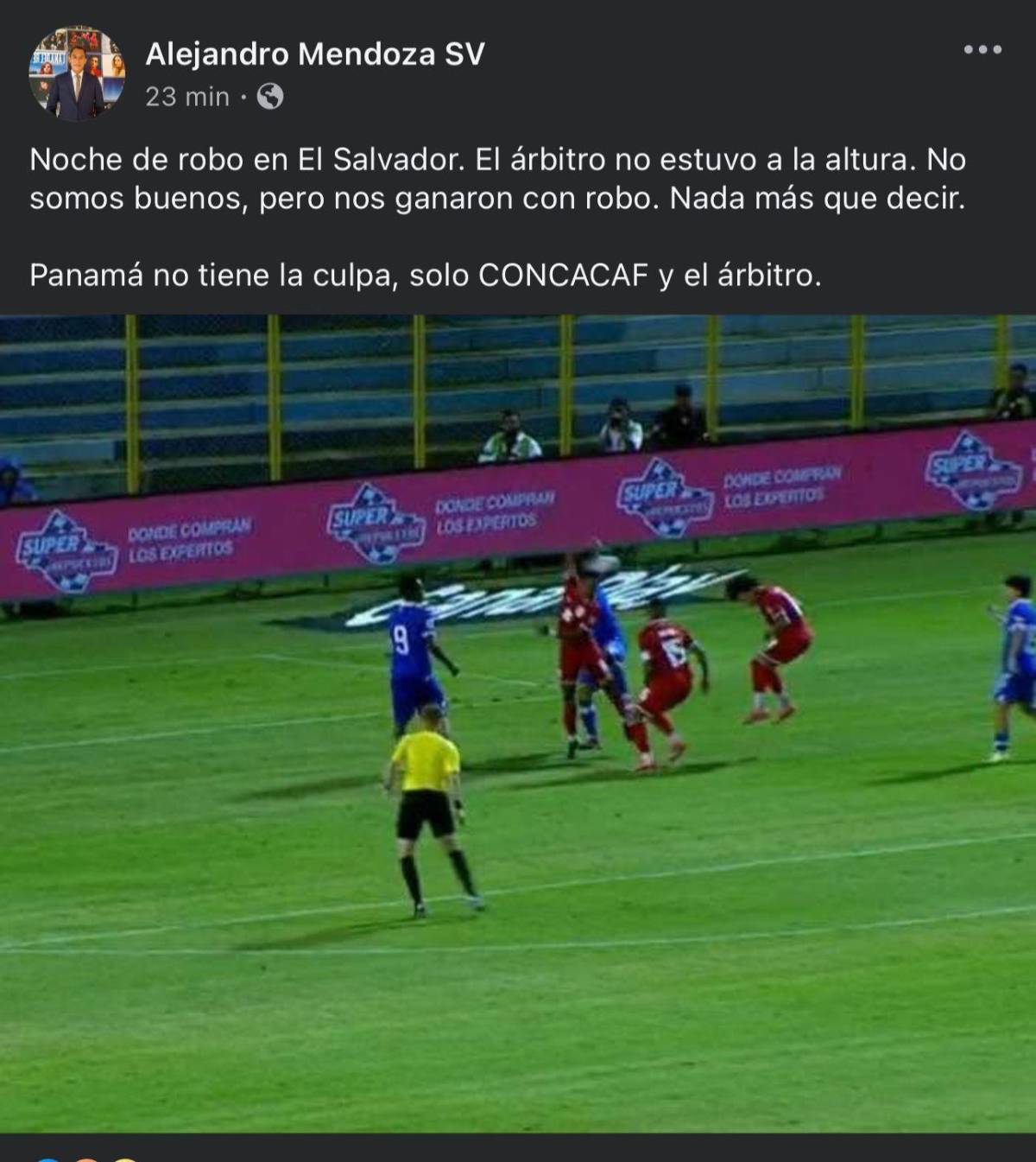 Robo asqueroso Culpa de Concacaf: Chepebomba y la prensa reacciona al triunfo polémico de Panamá en el Cuscatlán