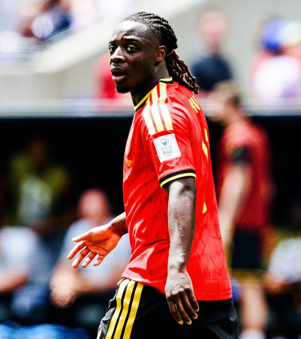 El papá no sirve de nada: fue borrada por criticar la salida de Jérémy Doku del Mundial