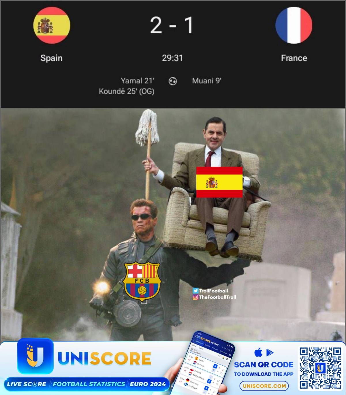 Los memes destrozan a Mbappé por la eliminación de Francia en la Eurocopa; Lamine Yamal es protagonista en España