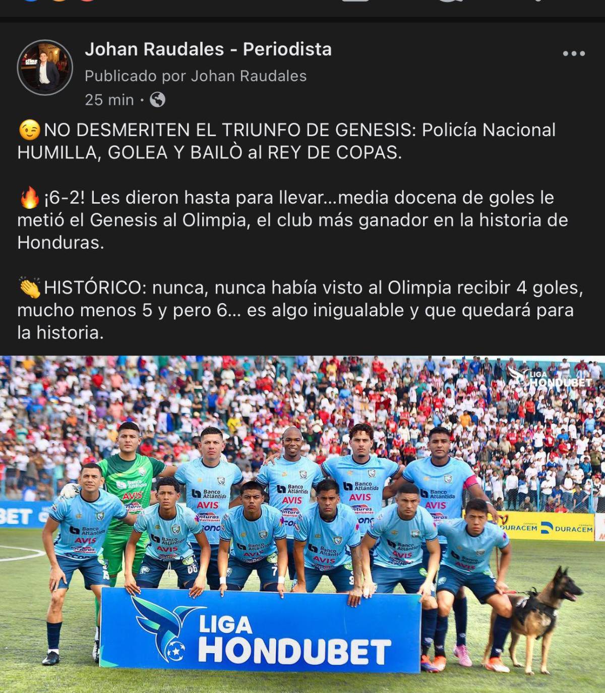 Falta de respeto Humillante: la prensa crítica a los jugadores del Olimpia de Espinel tras recibir goleada histórica por Génesis