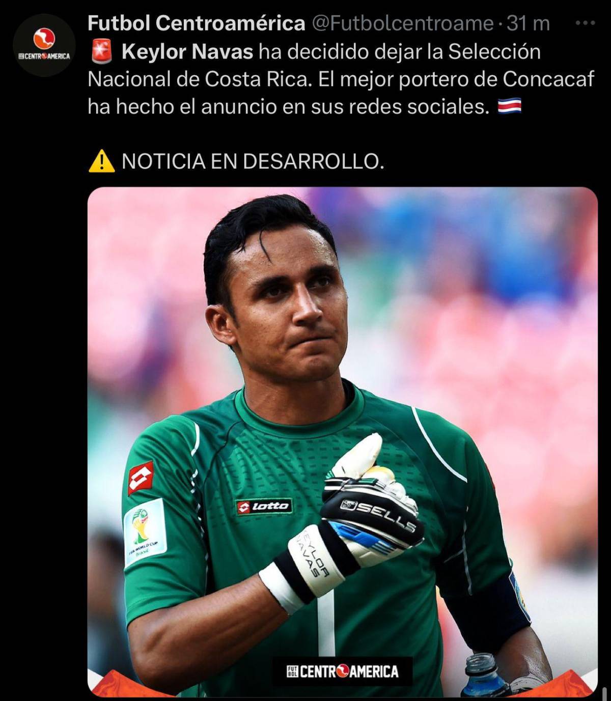 Sergio Ramos envía mensaje y en Panamá lanzan duro: las reacciones tras el retiro de Keylor Navas de la Selección de Costa Rica