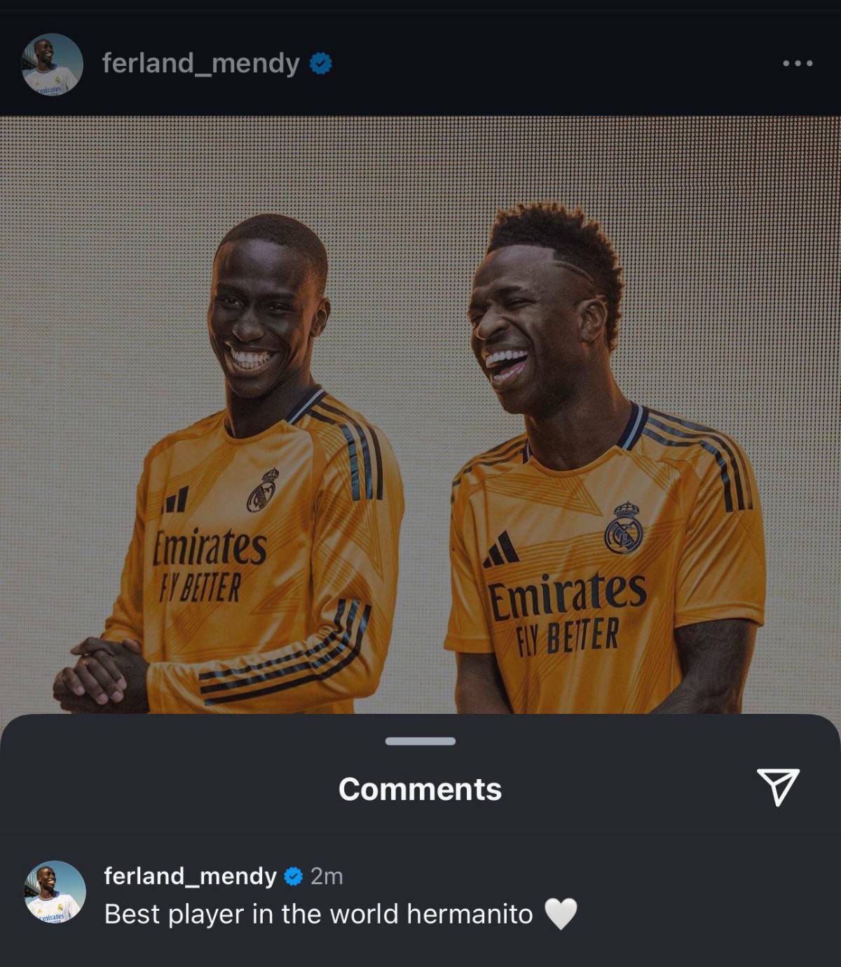 “Vinicius, el mejor”: Los mensajes de jugadores del Real Madrid tras lo sucedido con el Balón de Oro; Camavinga, furioso