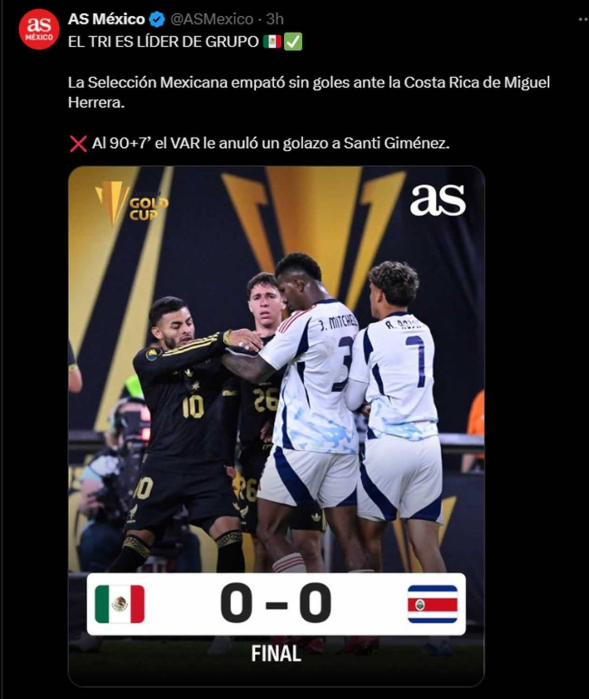 Se libra de Estados Unidos: prensa mexicana reacciona por el polémico empate ante Costa Rica y esto dijo Faitelson