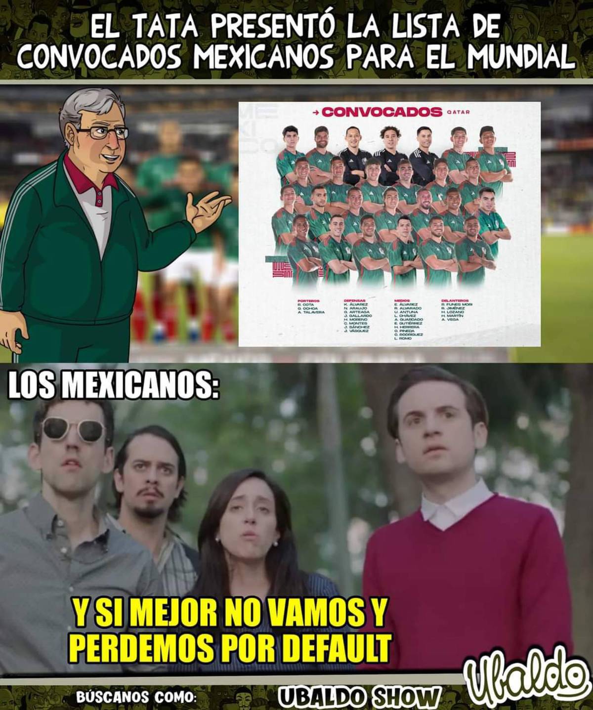 ¡Para morir de risa! Los memes humillan a México tras confirmar su convocatoria para el Mundial de Qatar 2022