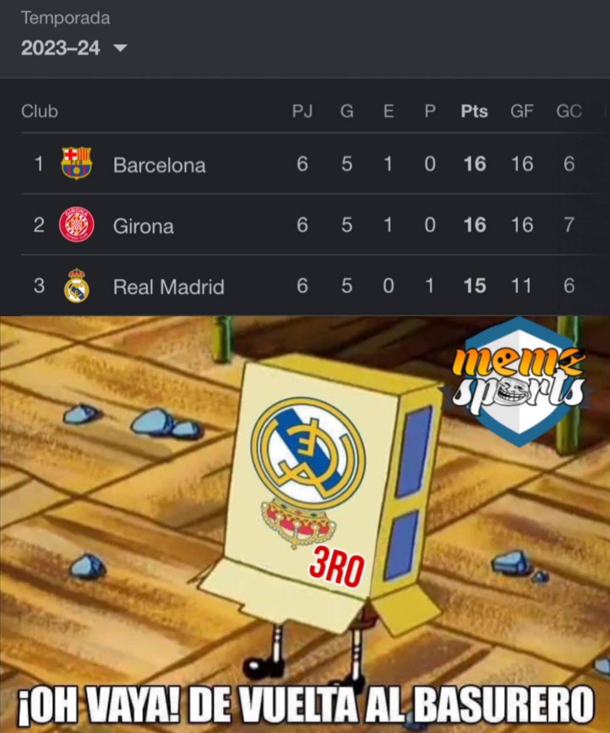 Bellingham es la víctima favorita de los memes tras la primera derrota del Real Madrid en la temporada