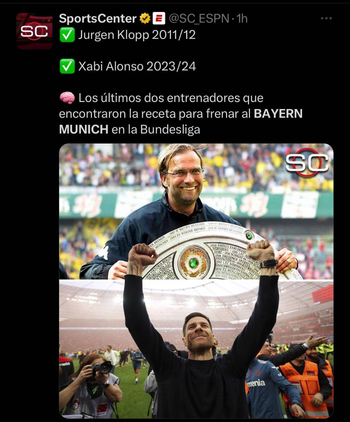 El irónico mensaje del Bayern Múnich y la felicitación de un ex Real Madrid: la prensa reacciona tras el título del Leverkusen