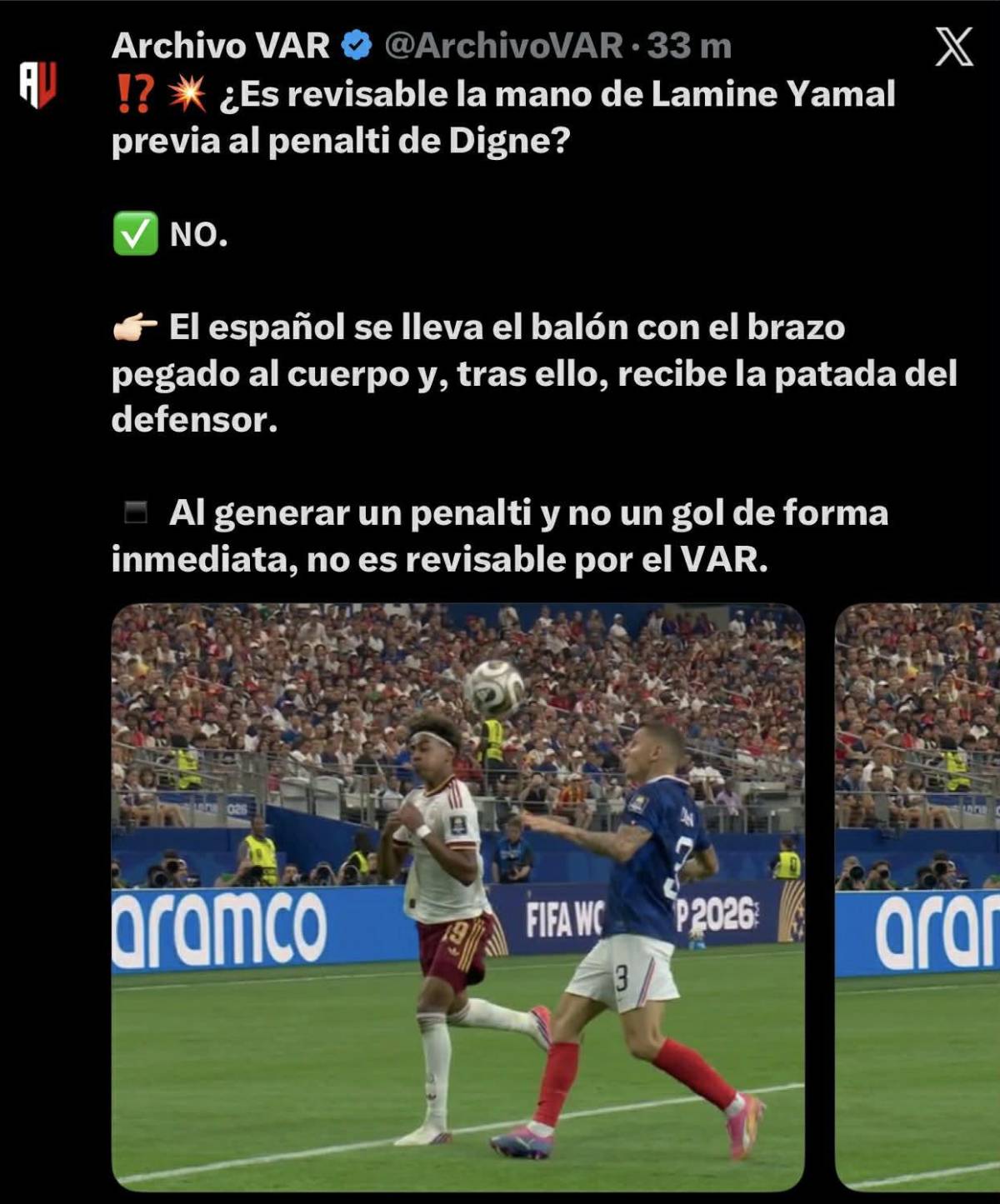 Ataque de cobardía : la prensa no perdona a Iván Barton en el España-Francia
