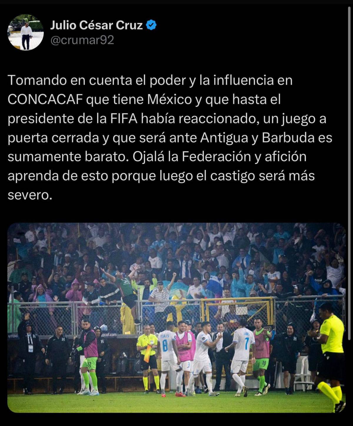 “Salió barato”: la reacción de la prensa hondureña y mexicana al castigo que recibió la ‘H’ tras lo acontecido con Javier Aguirre