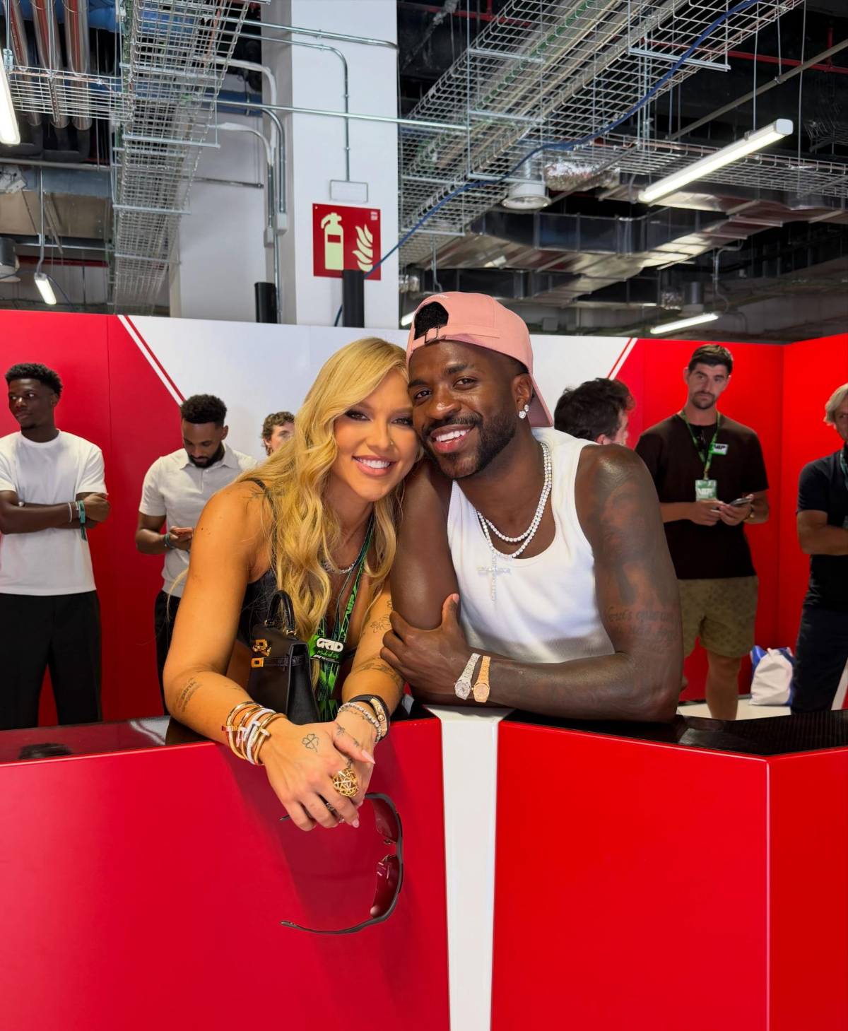 Virginia Fonseca, novia de Vinicius impacta en el Gran Premio de Madrid F1