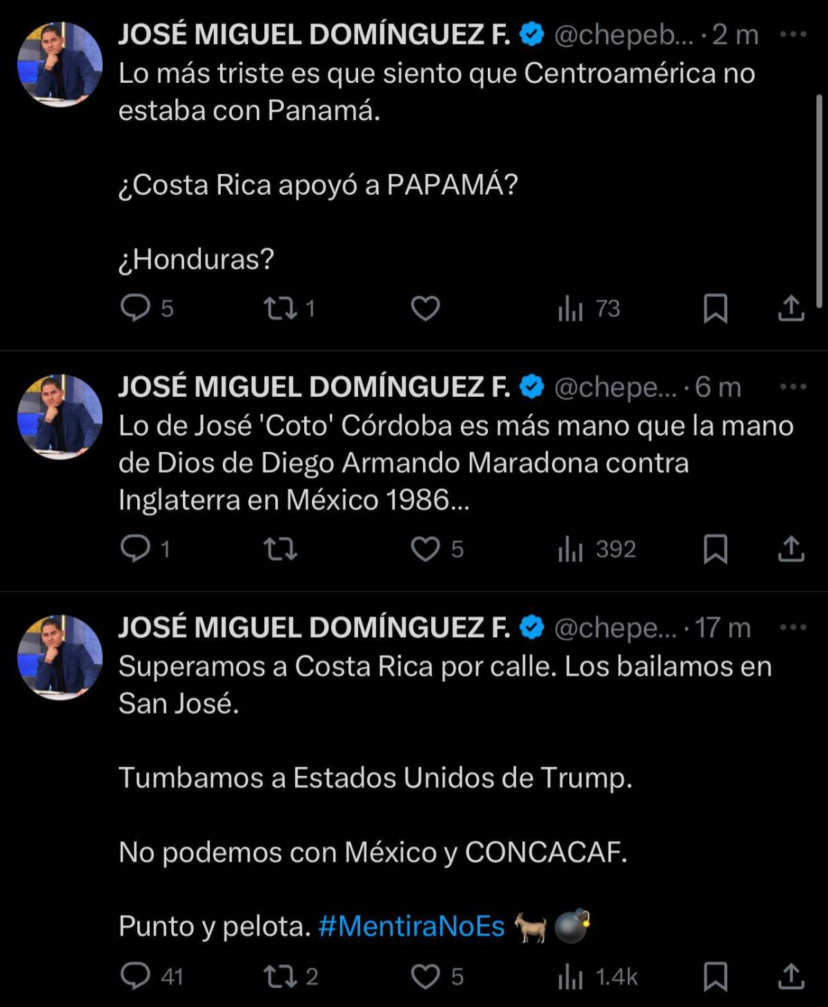 Chepebomba se burla de Honduras y Faitelson no perdona a México: Apoyó a Papanamá queda poco tiempo