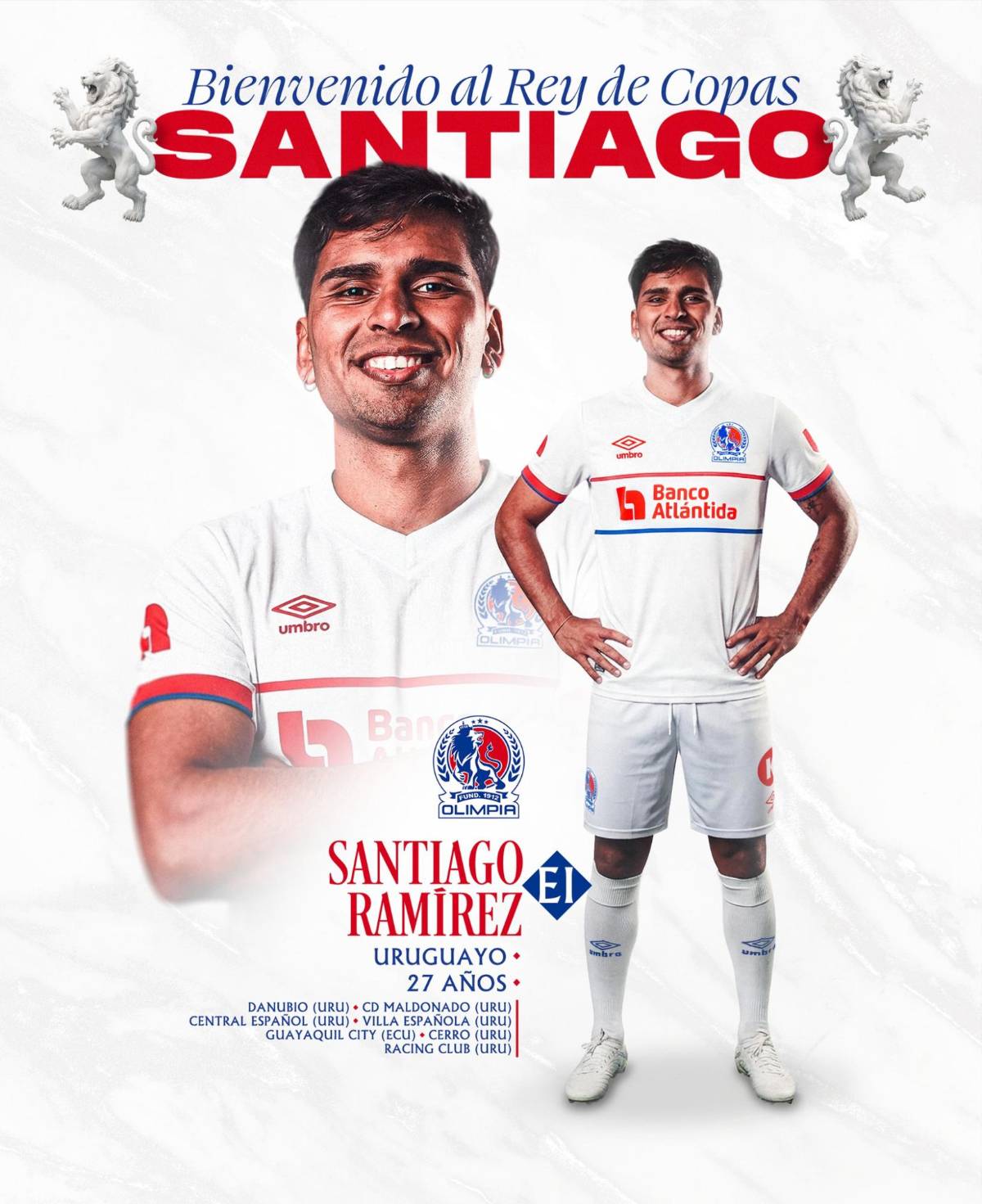 FICHAJES: Olimpia presenta refuerzo y prepara otro; exjugadores del Albo son anunciados y Yeison Moreno con nuevo equipo