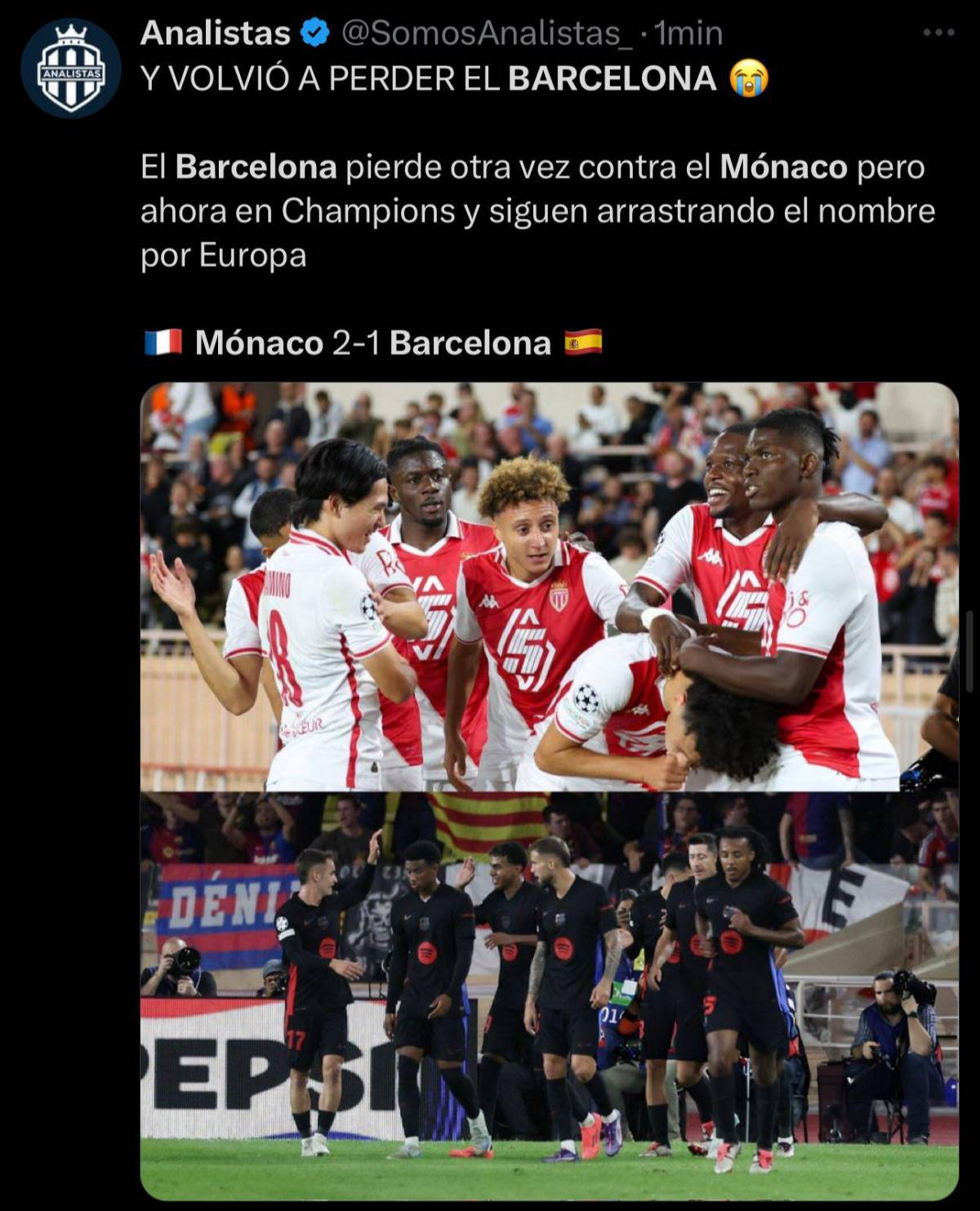 “Aparecen los fantasmas” “De vuelta a la tierra”: la reacción de la prensa tras la caída del Barca ante Mónaco en Champions