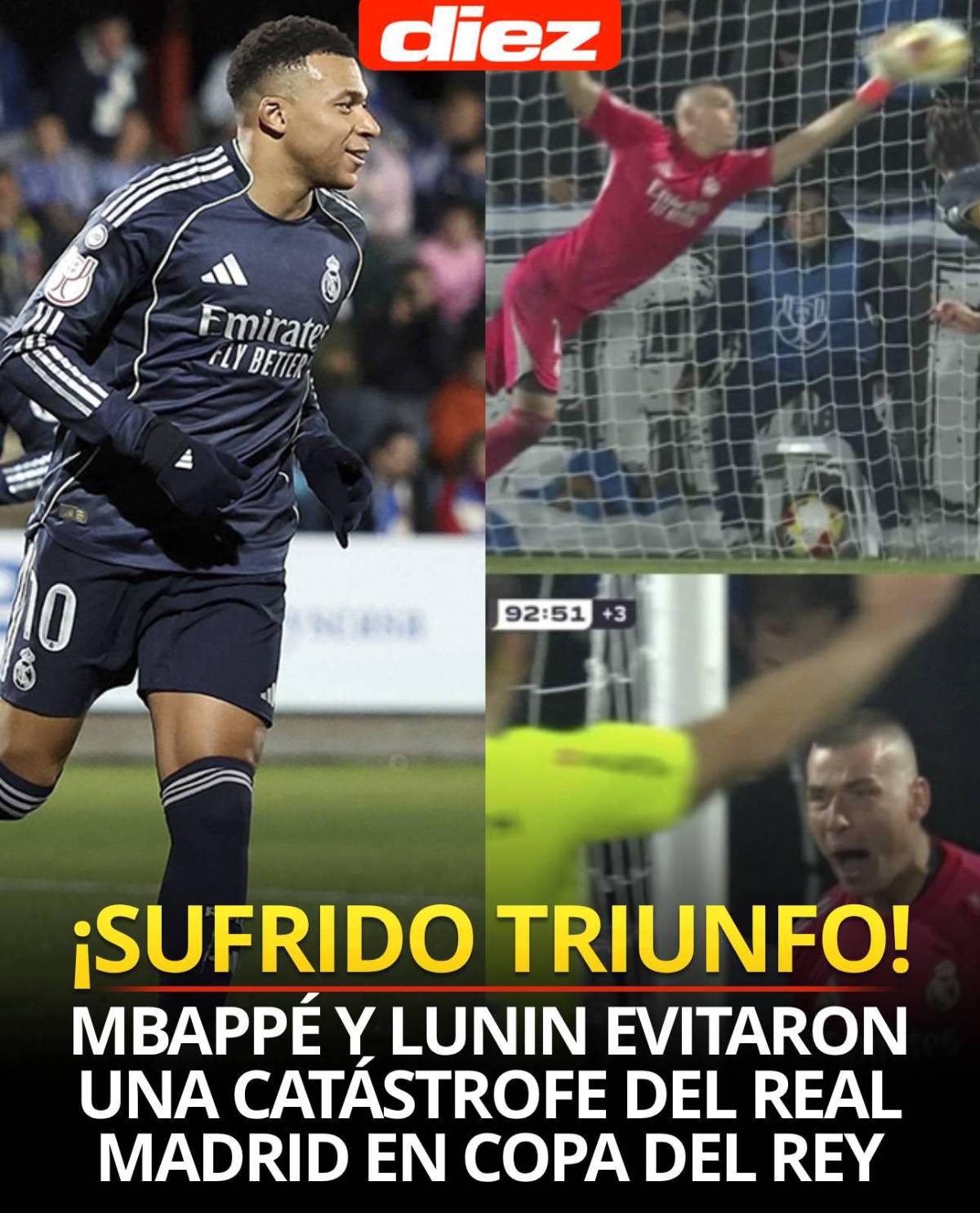 No fue penal; un escándalo: prensa reacciona por el polémico triunfo del Real Madrid en Copa del Rey