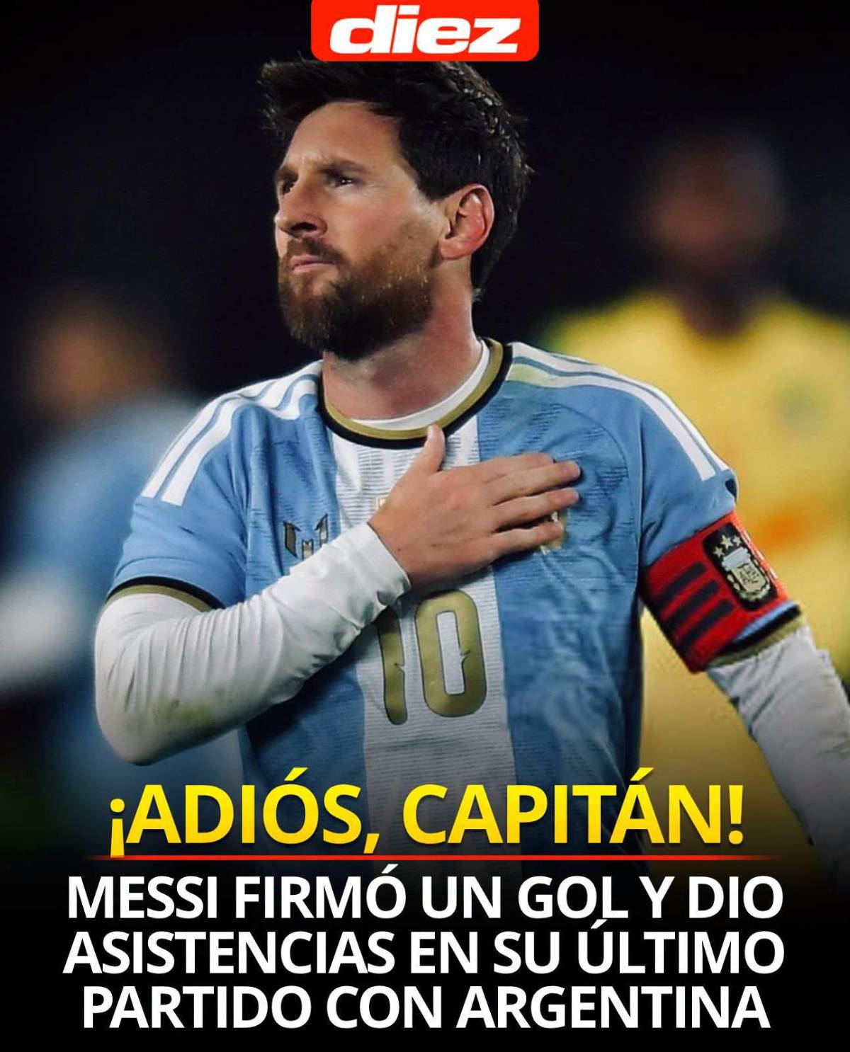 Periodista ataca a Messi y esto dice la prensa: Gracias por todo D10S