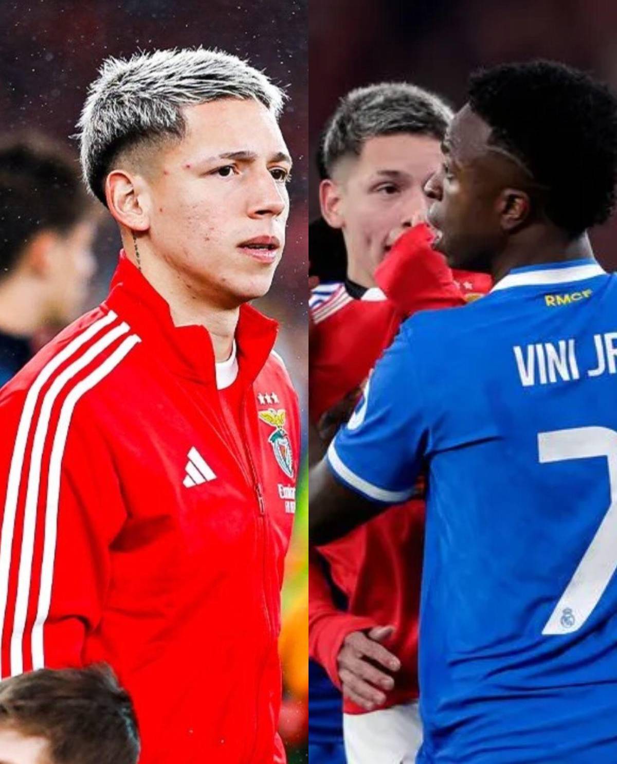 Prestianni comete nuevo error en redes tras criticar a compañero por Vinicius y lo borra: Bebé llorón y mentiroso