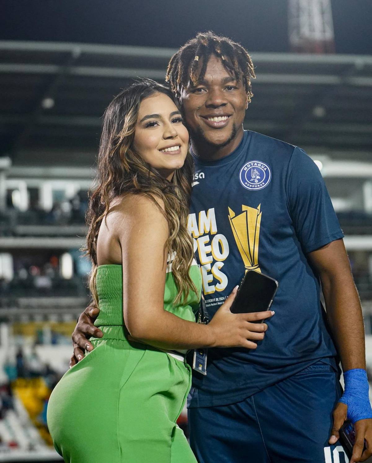 Esposas, novias y familiares, así celebraron los seres más queridos de los futbolistas campeones con Motagua