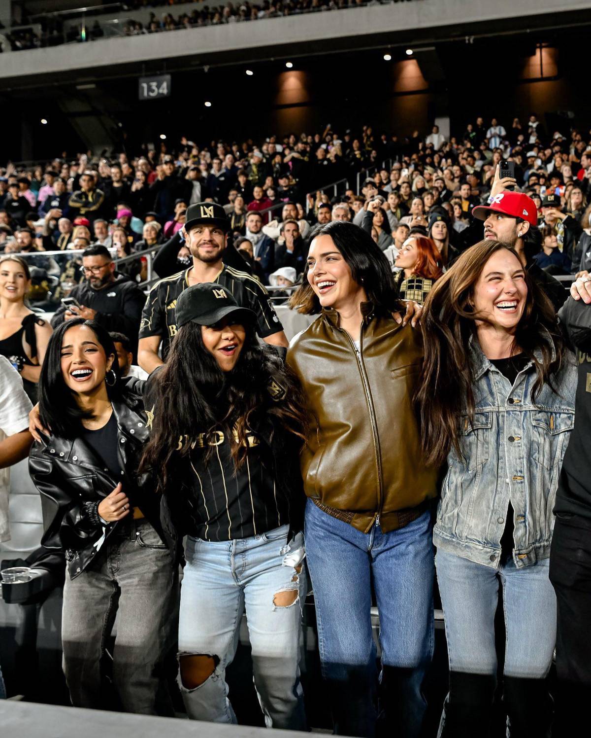 Los famosos que vieron la caída de Messi y el Inter Miami ante LAFC: Kendall Jenner, Becky G y el cantante que marcó su vida