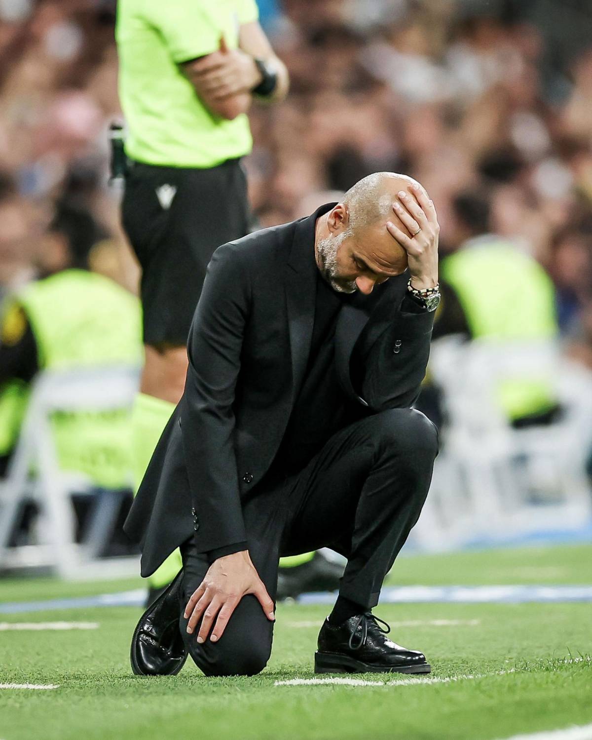 La reacción de Guardiola por el golazo de Vinicius y los gestos de Haaland con el brasileño; el enfado de Ancelotti tras el empate