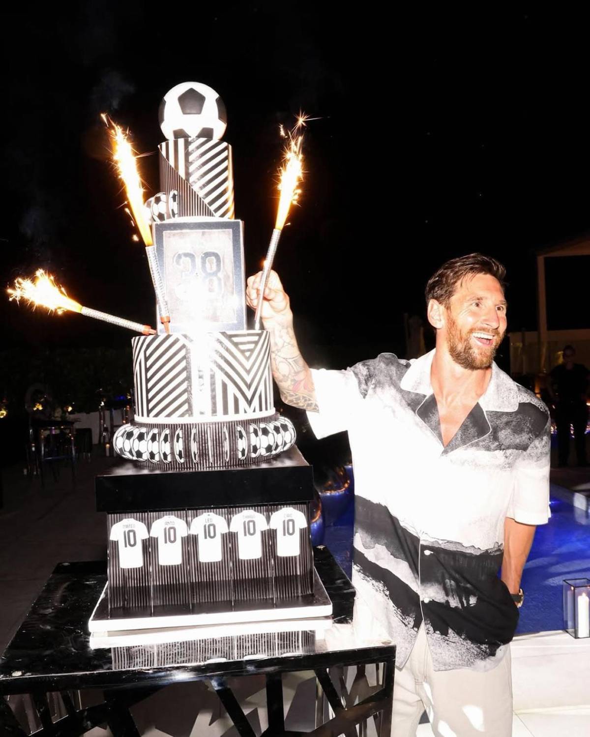 Messi se 'escapo' del Mundial de Clubes y así fue su íntima fiesta: el gran ausente y Antonela con impensado regalo