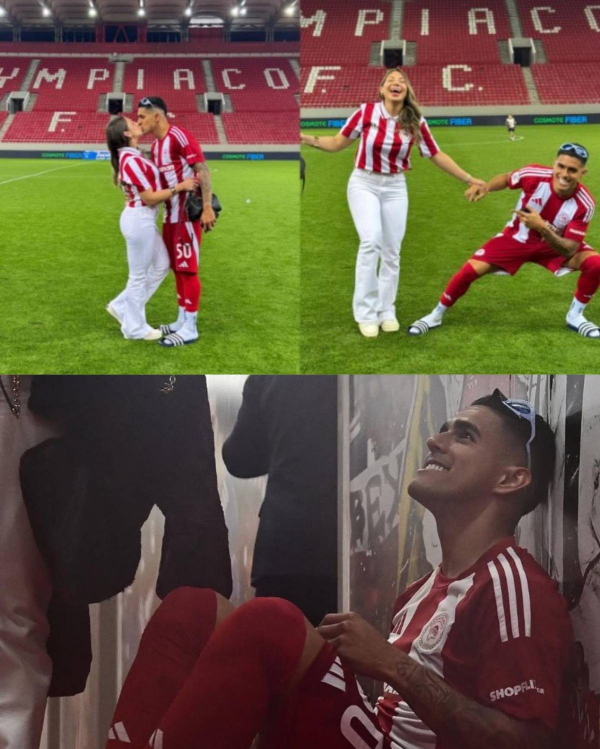 ¡De lujo! Así son las vacaciones del hondureño Luis Palma y su bella esposa tras coronarse campeón en Grecia