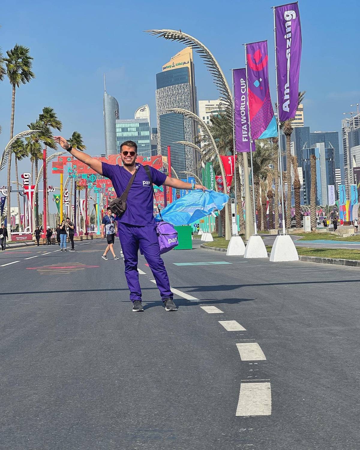 Canceló su boda para irse al Mundial de Qatar y seguir a Argentina; ahora un jeque le hizo esta tremenda propuesta