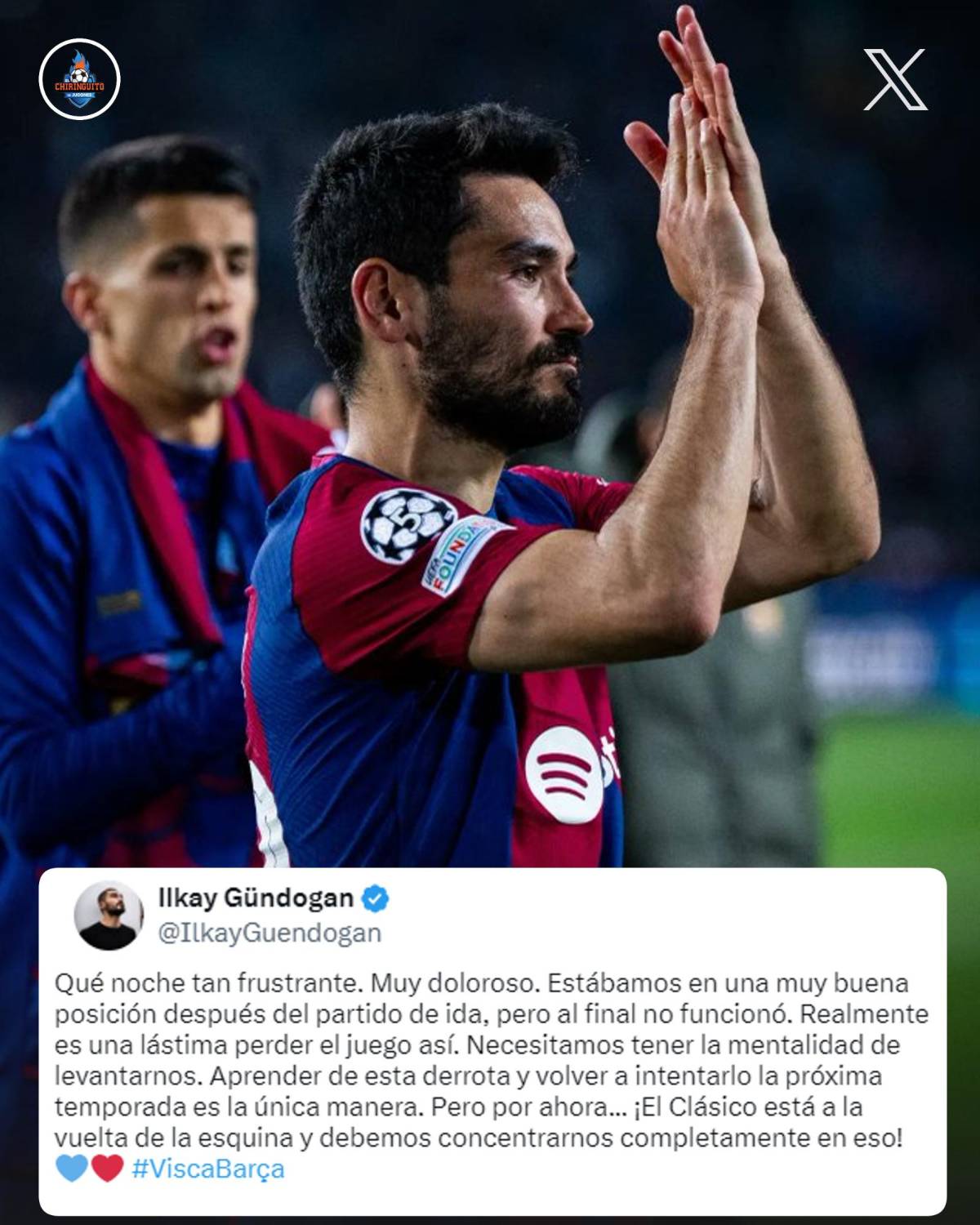 Gündogan divide al vestuario y señala a los cuatro culpables de la debacle de Barcelona ante PSG: “Eso te mata...”