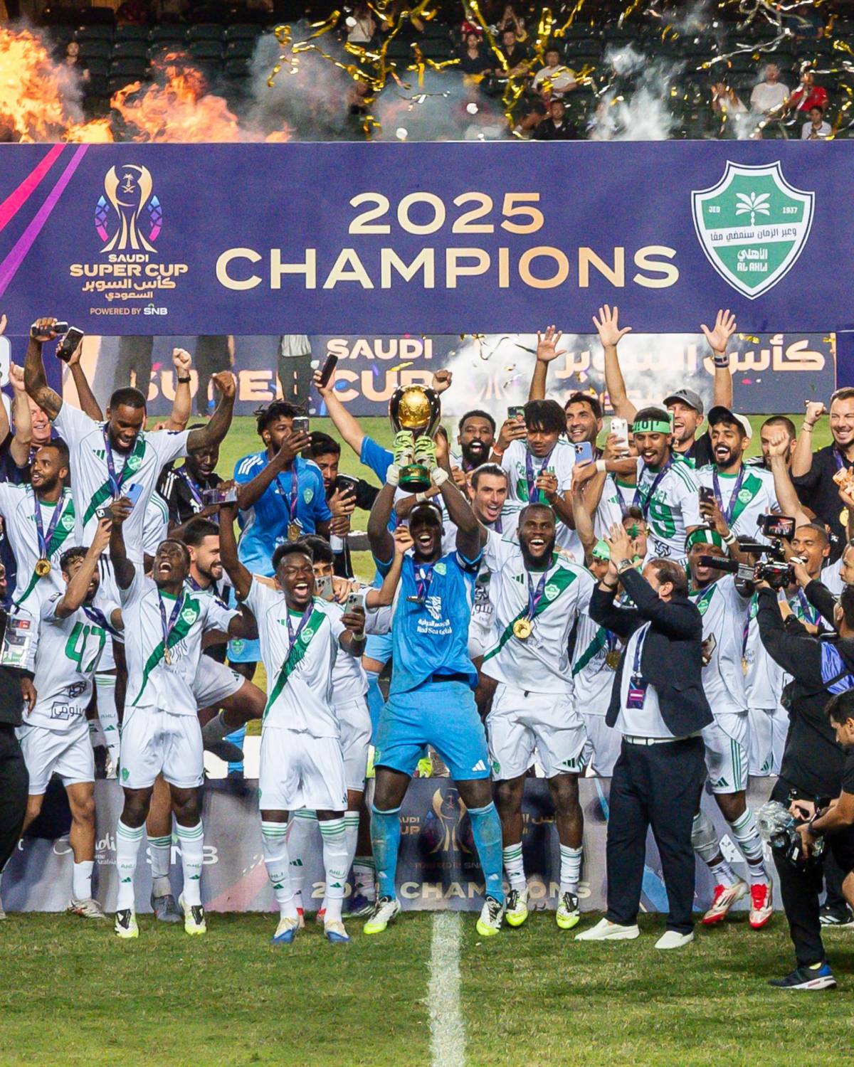 El gesto de Cristiano Ronaldo con sus compañeros y la amargura tras perder otro título con Al Nassr