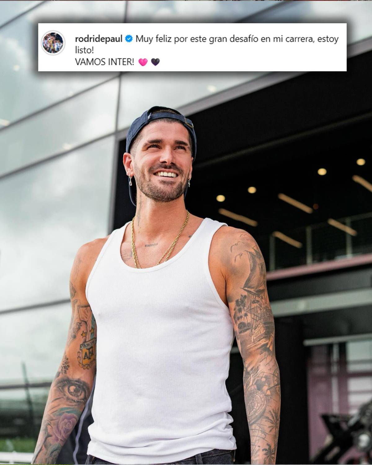 De Paul ya está en Miami con Messi y revela por qué fichó con el Inter: su dorsal y el guiño de Beckham