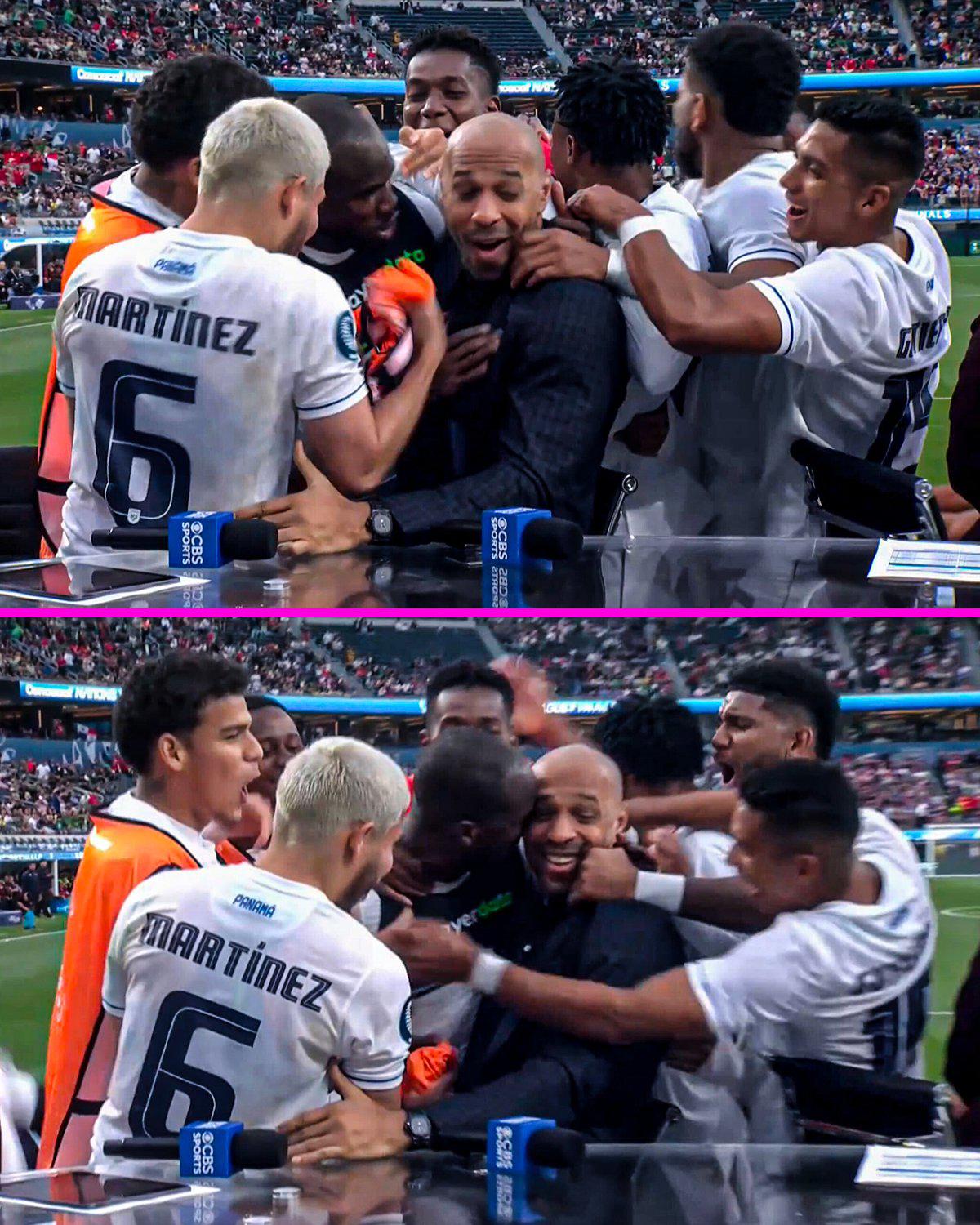 El festejo de Panamá con Thierry Henry y un famoso actor tras echar a USA: Fue asombroso, estaba en shock