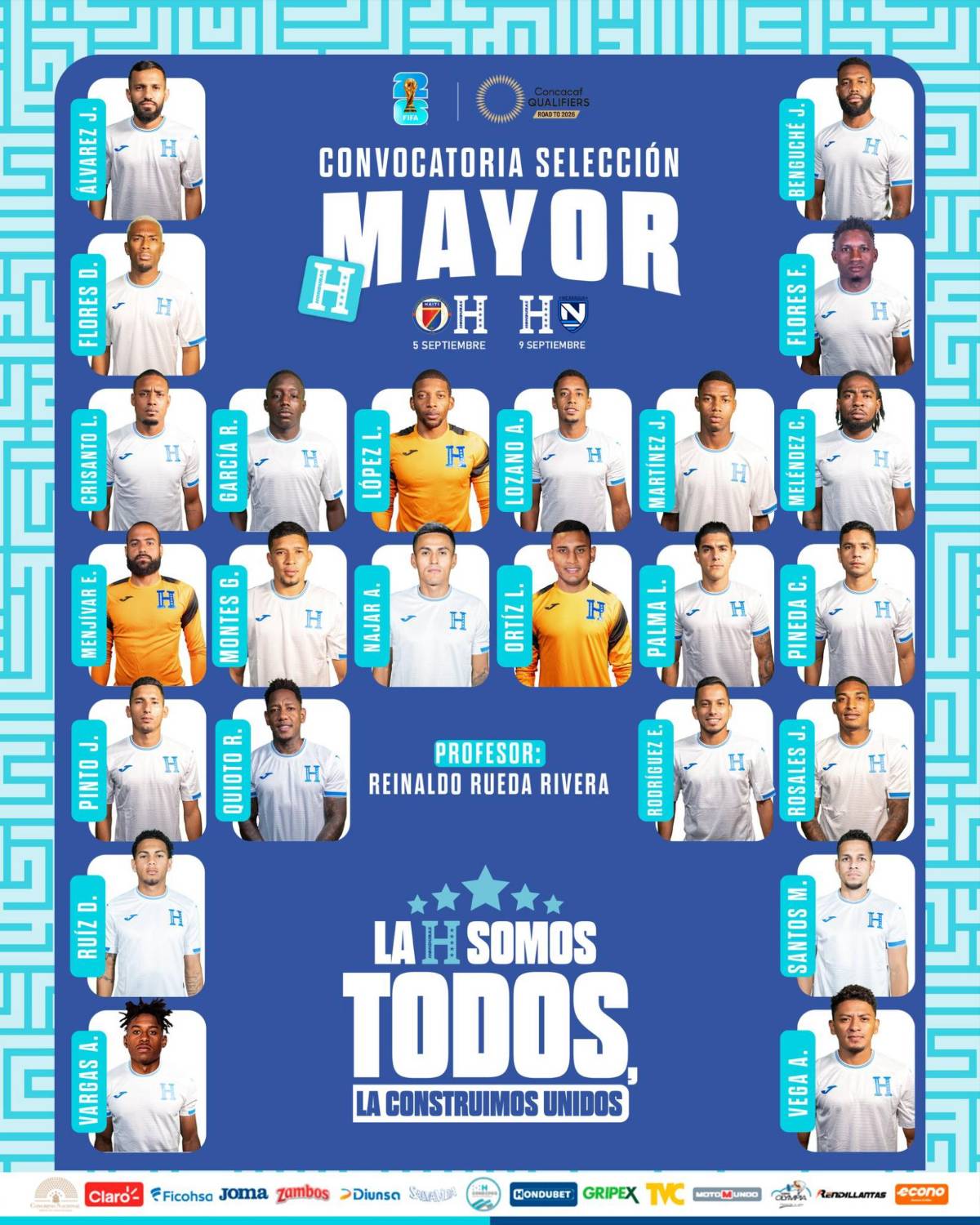 Los grandes ausentes y las sorpresas en la convocatoria de la Selección Honduras para enfrentar a Haití y Nicaragua