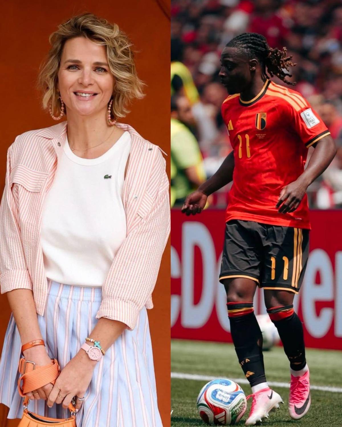 El papá no sirve de nada: fue borrada por criticar la salida de Jérémy Doku del Mundial