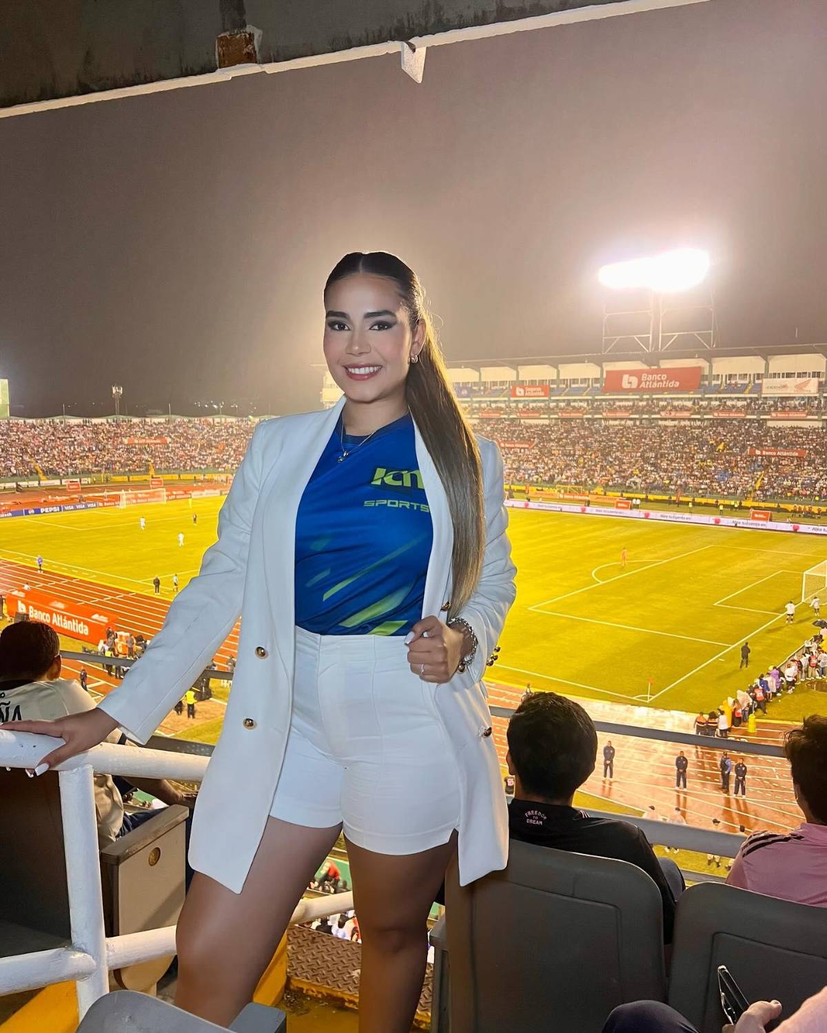 Personajes de Honduras disfrutaron del espectáculo de Messi y el Inter Miami en el amistoso contra Olimpia