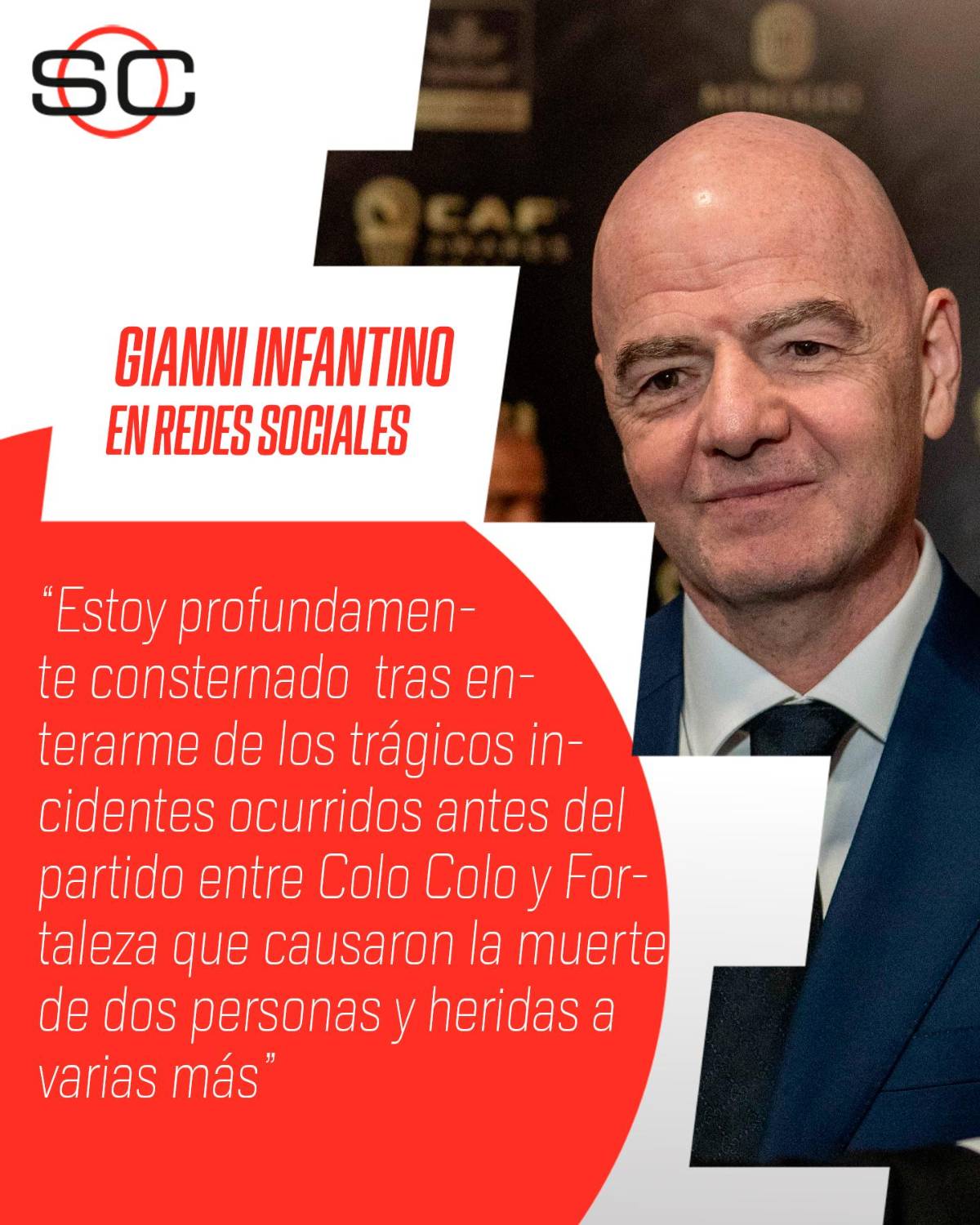 La decisión de Conmebol con Colo Colo, el mensaje de FIFA y la reacción de Vidal ¿Cuántos muertos hay tras la tragedia?