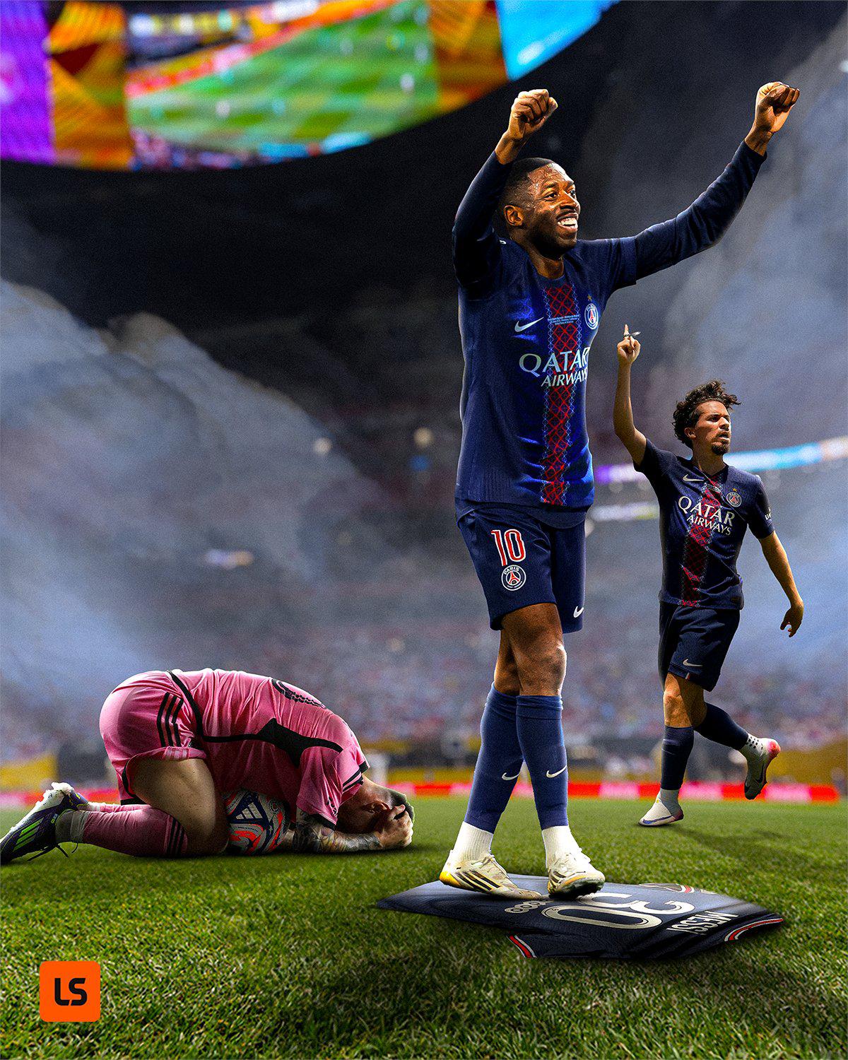 Memes destrozan a Messi por la paliza del PSG sobre Inter Miami en el Mundial de Clubes
