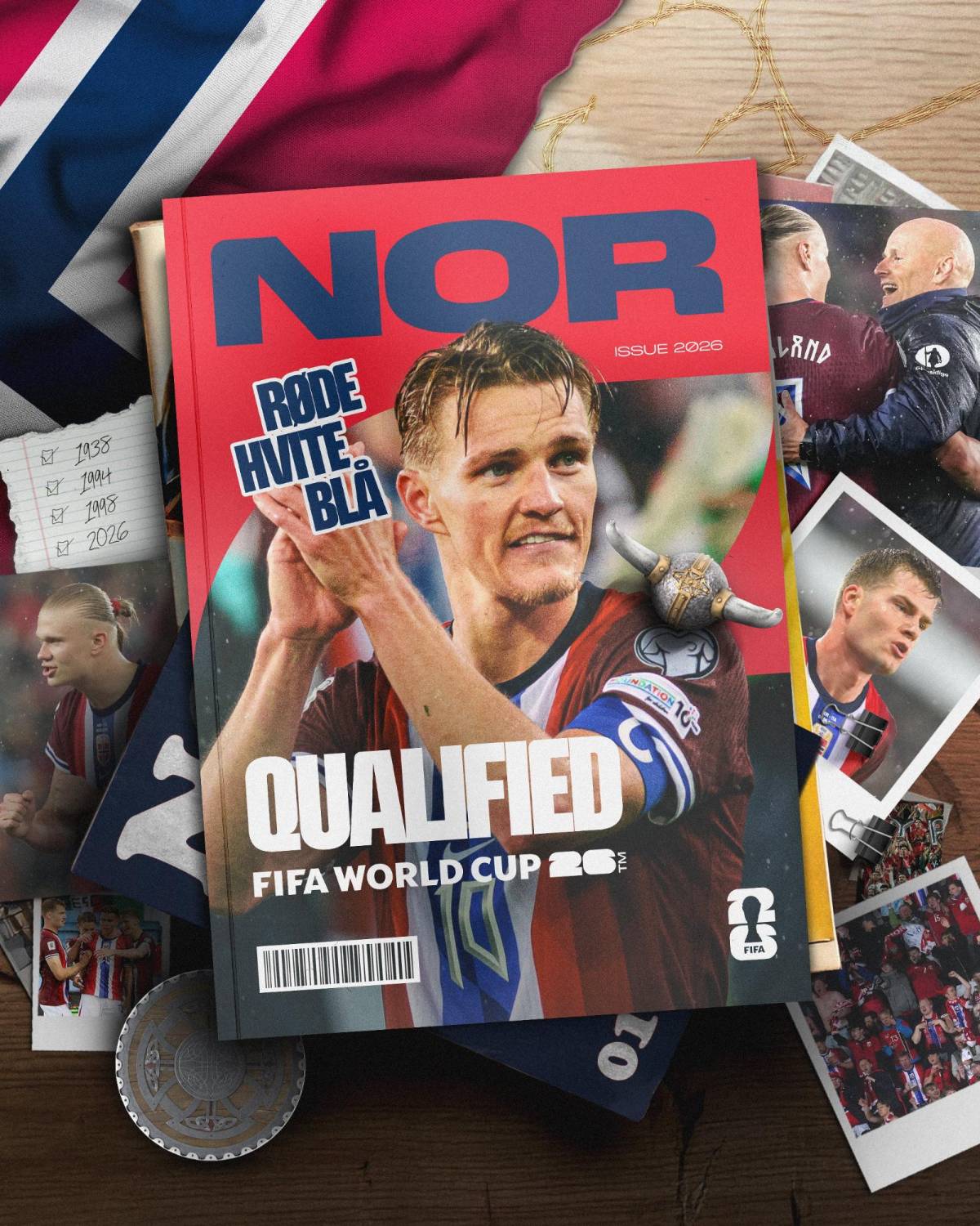 Mundial 2026: Haaland sigue rompiendo récords, Italia a su tercer repechaje consecutivo y Noruega logra lo histórico