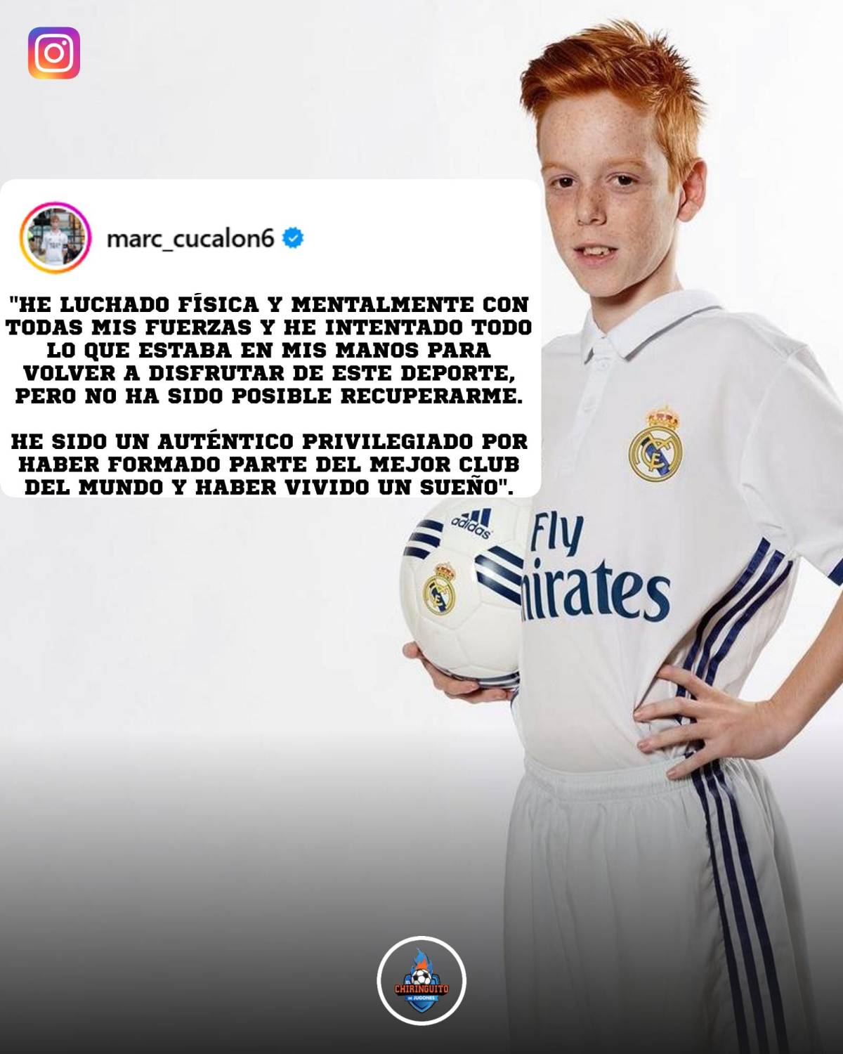 OFICIAL: Se retira del Real Madrid y revela el duro motivo de su decisión: “mi vida cambió por completo”