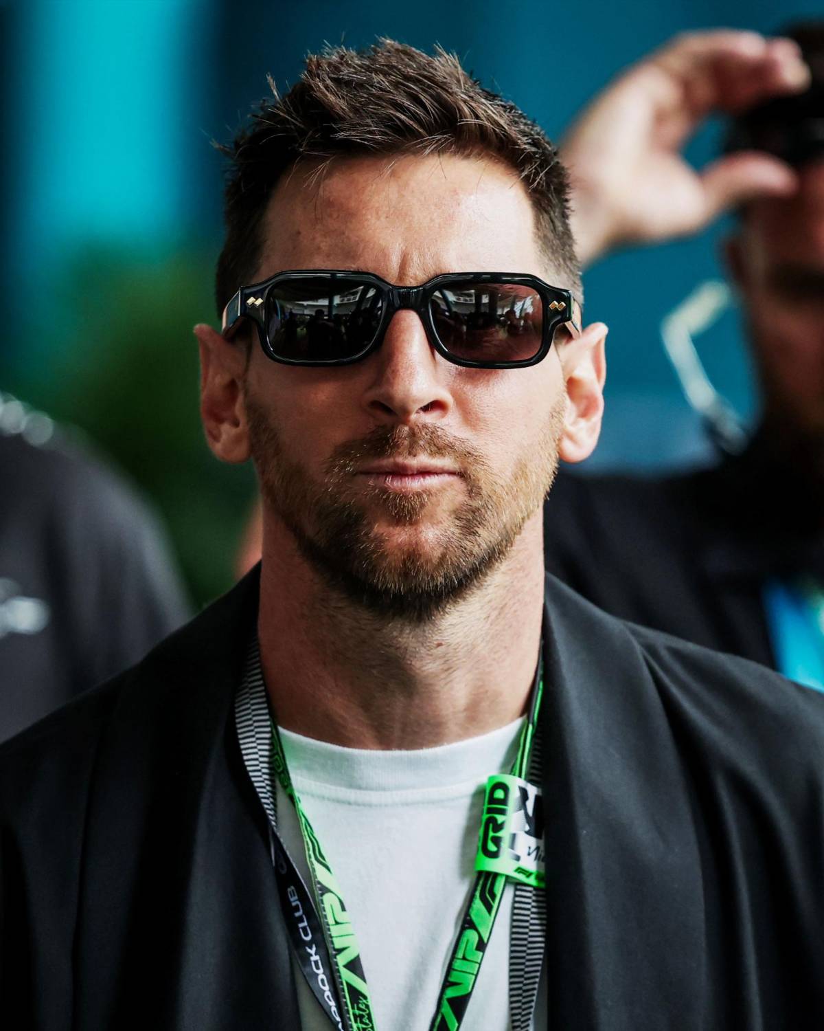 Messi asistió por primera vez al GP de la Fórmula 1: así llegó con Antonela al evento en Miami y acaparó todos los lentes